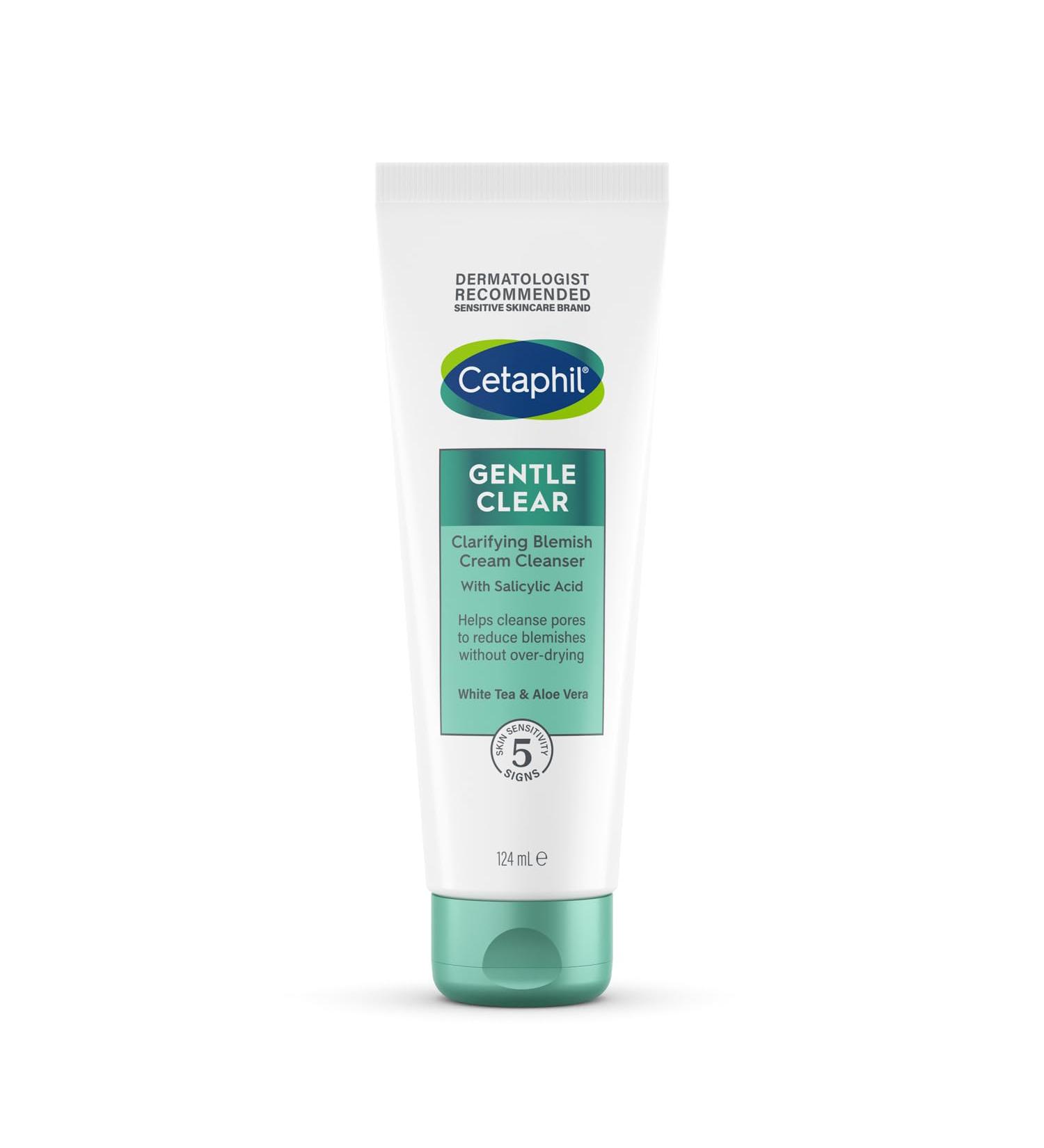 Cetaphil Gentle Clear Blemish Cleanser with 2% Salicylic Acid - 124ml - Buy Online on GoSupps.com