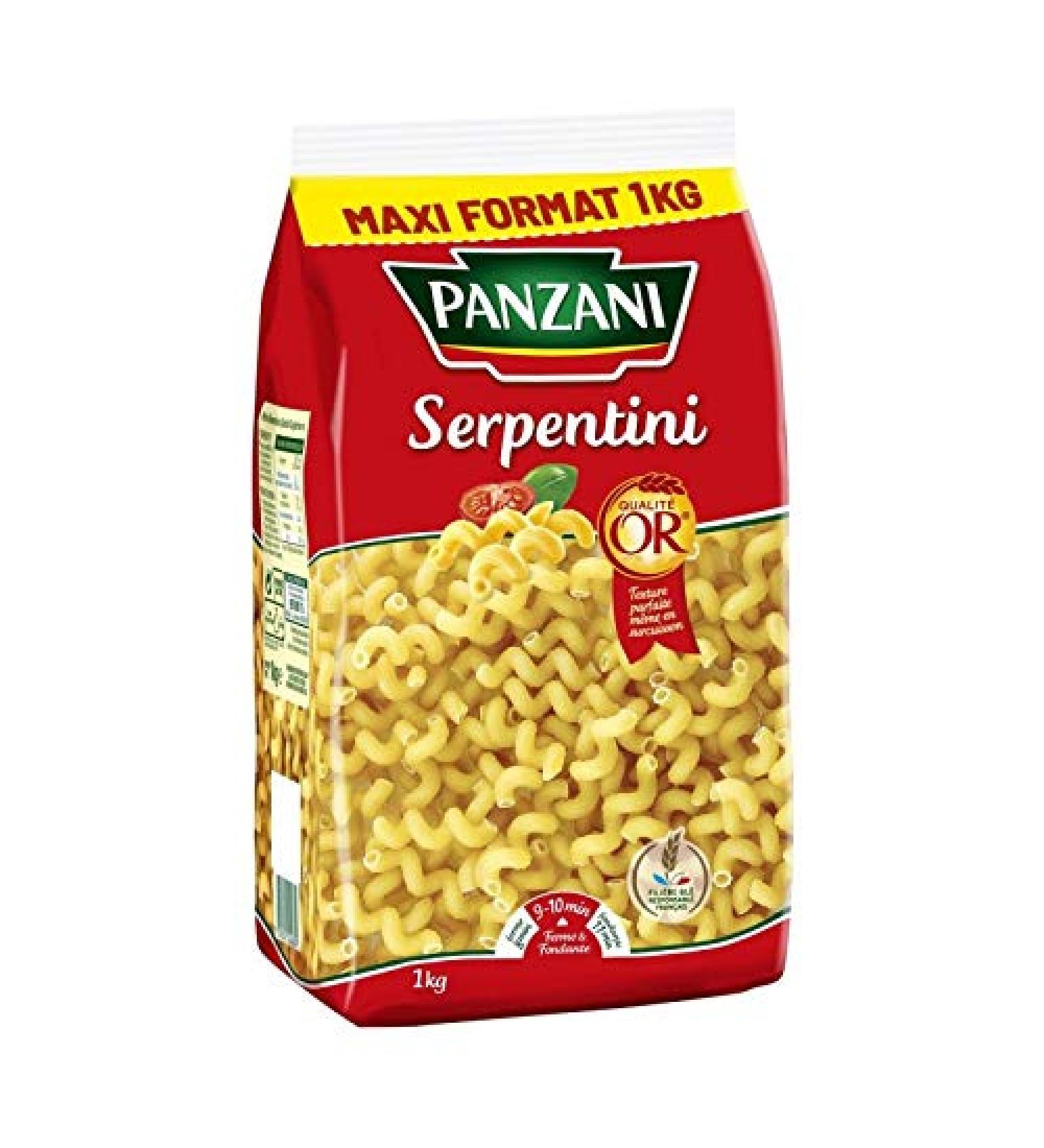  Epicerie sal e PANZANI - Serpentini Fancy Pasta 1kg - Pack of 3 - Buy Online on GoSupps.com