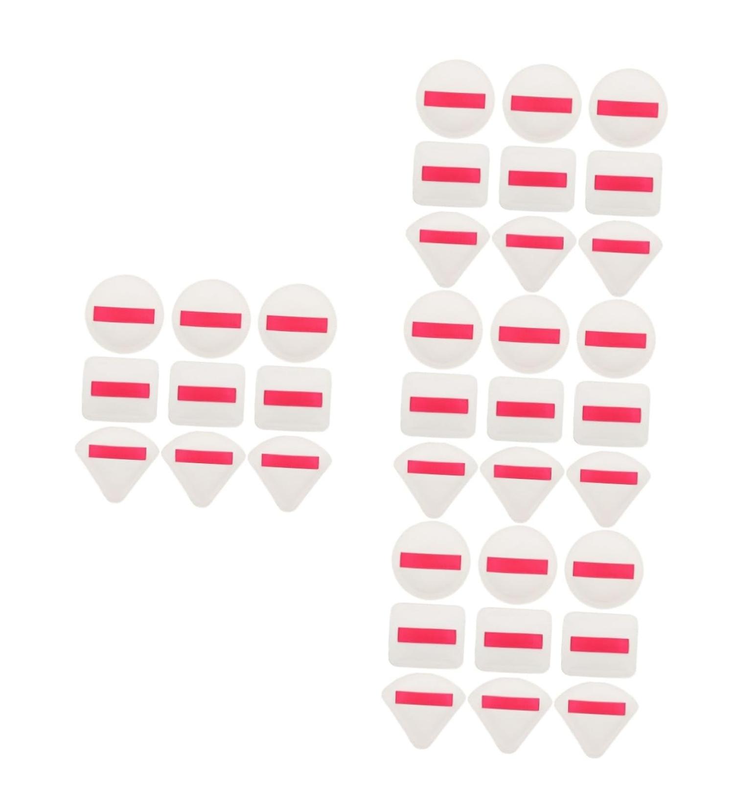 FRCOLOR 36 Pcs Foundation Makeup Sponges - Triangle Puff & Body Sponge for Wet/Dry Use | Essential Tools for Flawless Makeup & Blush - Buy Online on GoSupps.com