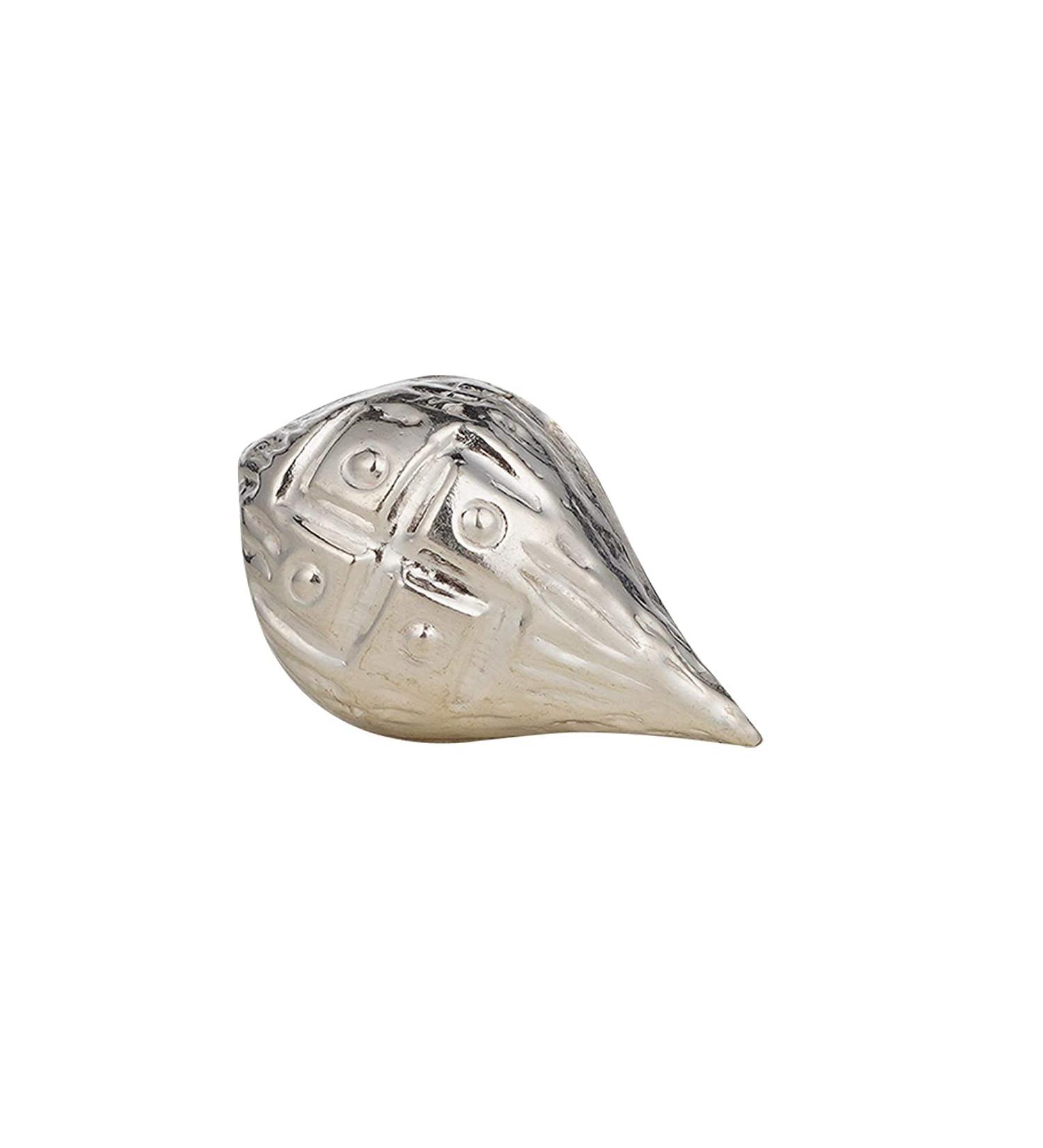 Aashita Creations Pure Silver Single Piece Nariyal (Coconut) for Pooja and Gift Purpose - 5 Gram