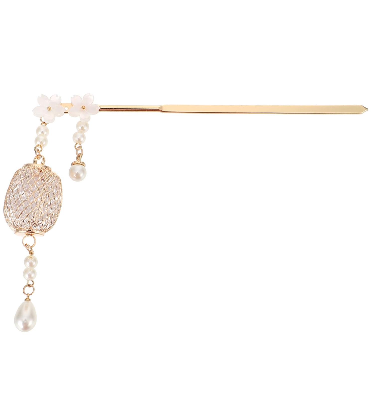 Retro Chinese Hair Rod Flowers Tassage Hairsticks | Elegant Hair Pins for Women & Girls - Buy Online on GoSupps.com