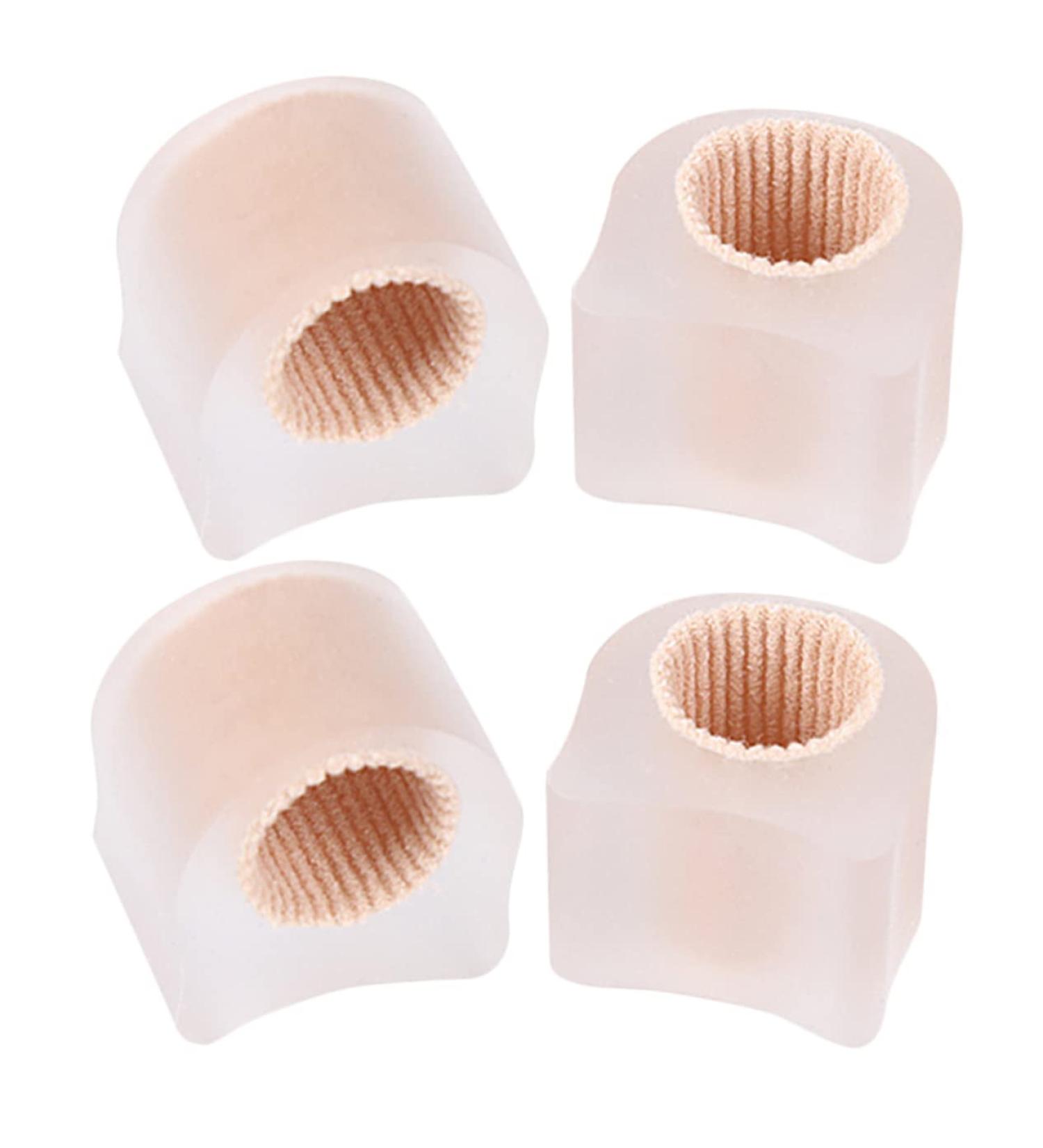 2 Pairs Toe Separator & Protector Set | Multipurpose Fiber Tool for Toe Separation, Bunion Cover & Hammer Toe | Reusable Toe Spacers | 3.6x3.5cm - Buy Online on GoSupps.com
