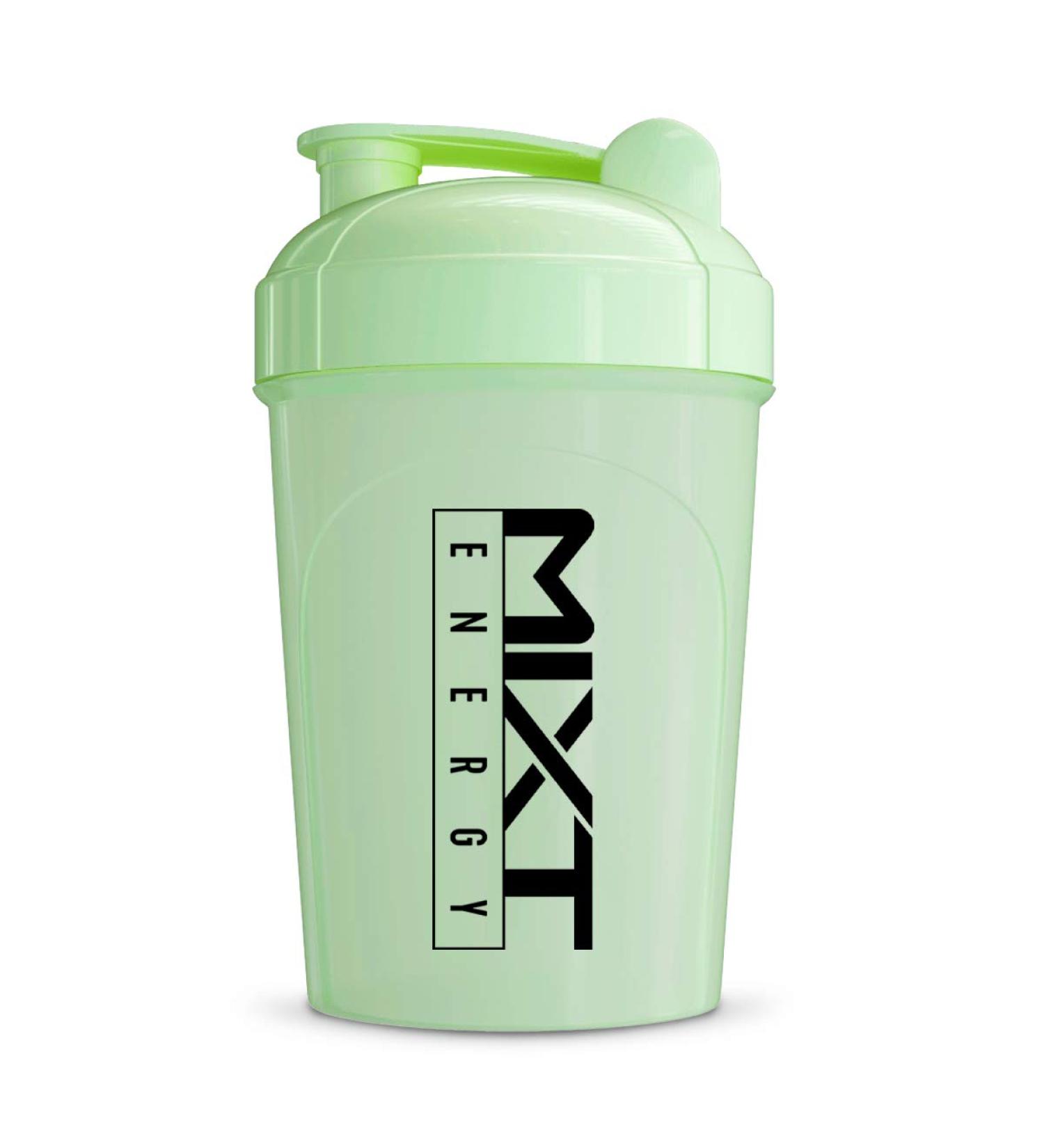 MIXT Energy Shaker Bottle 16 oz. Shaker Bottle BPA Free & Lid Mixing Technology (16 oz Glow in the Dark) - Buy Online on GoSupps.com