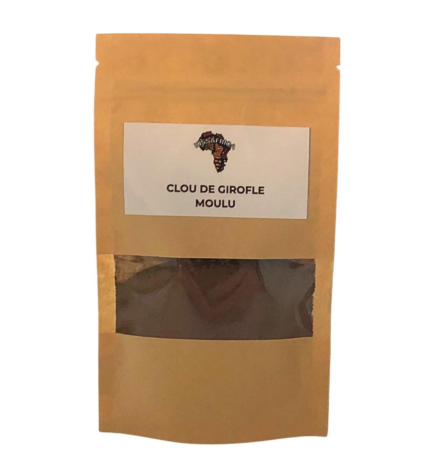 Clou de Girofle Moulu Poudre 100% Naturelle pice Aromatique & R chauffante Saveur Intense et Authentique Sachet 100g - Buy Online on GoSupps.com