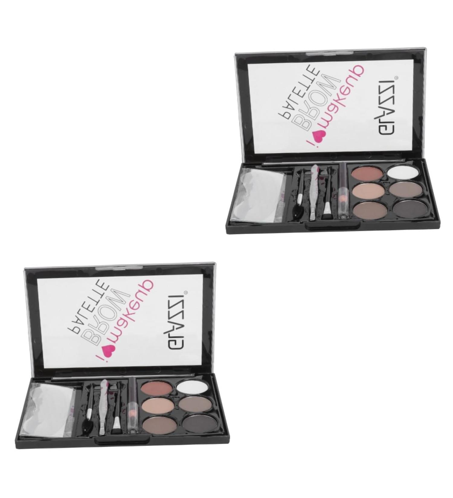 Beatifufu 2 Sets Eyebrow Powder Set Matte and Multifunctional Cosmetic Accessory Lit Abs - Buy Online on GoSupps.com