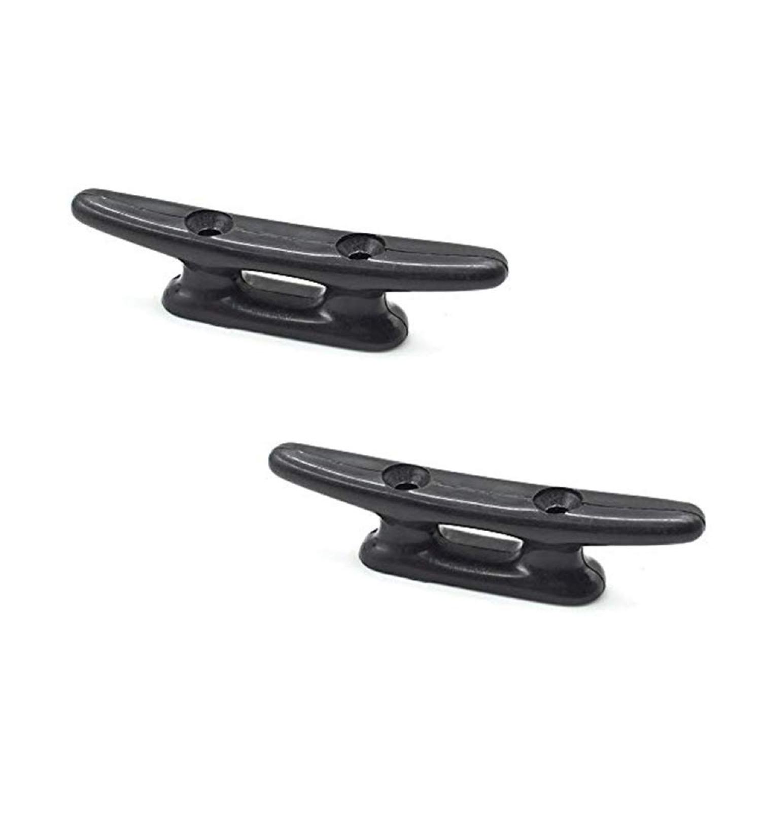 PHITUODA 3 Inch Boat Cleat Rope Cleat 4 Pcs Black - Ideal for Kayak, Boat Dock, Marine Deck - Nautical Decor - Buy Online on GoSupps.com