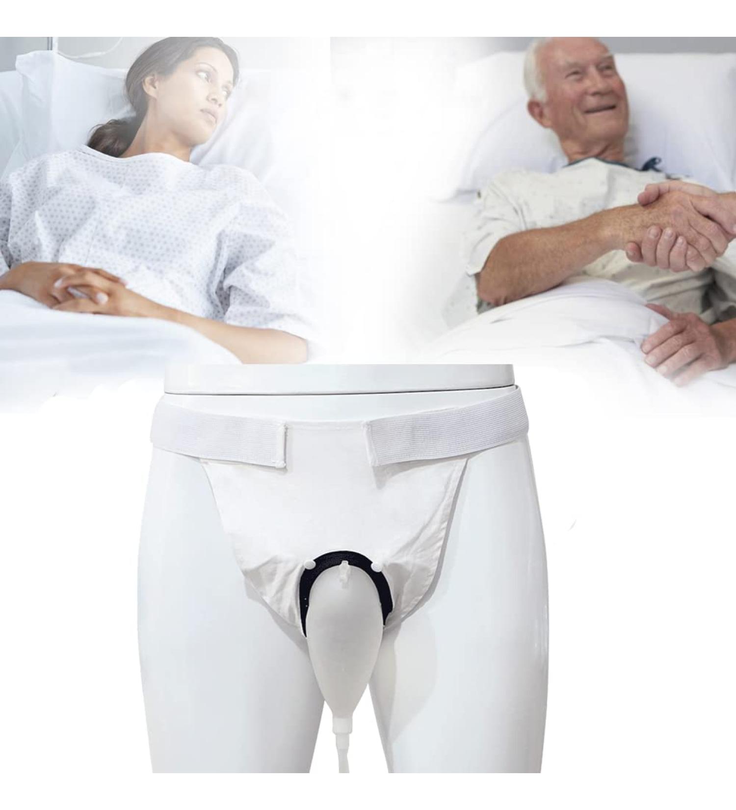 Portable Reusable Male Urinal Bag Wearable Elastic Waistband Pee Collector for Men - Buy Online on GoSupps.com