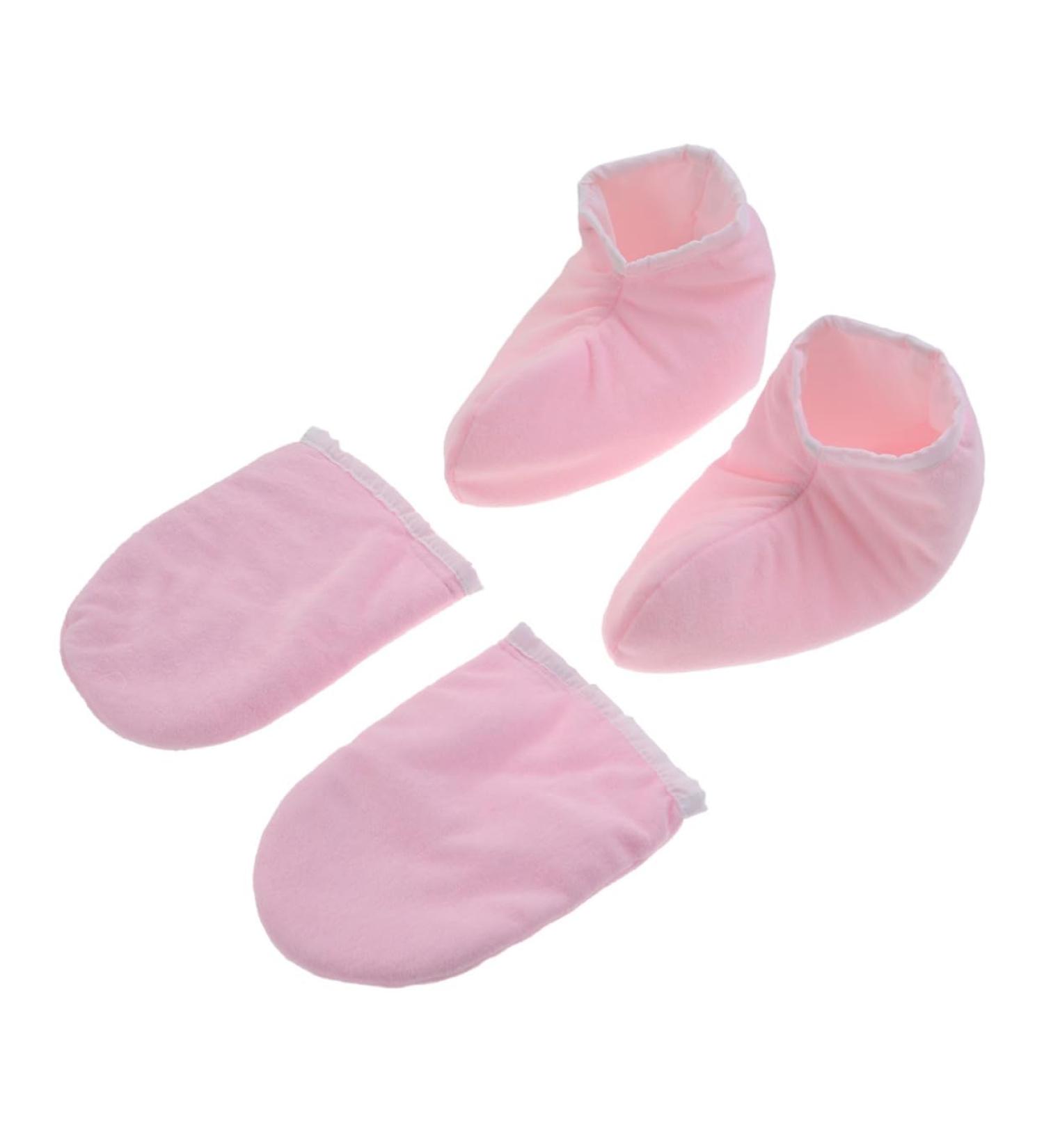 Ipetboom 2 Pairs Paraffin Wax Warmer Mittens Thermal Gloves Foot Spa Cover Insulated Gloves Pumpkin Hat for Adults Bath Treatment Mitt Paraffin Bath Mitts Mouse Costume Kids Pink Care - Buy Online on GoSupps.com