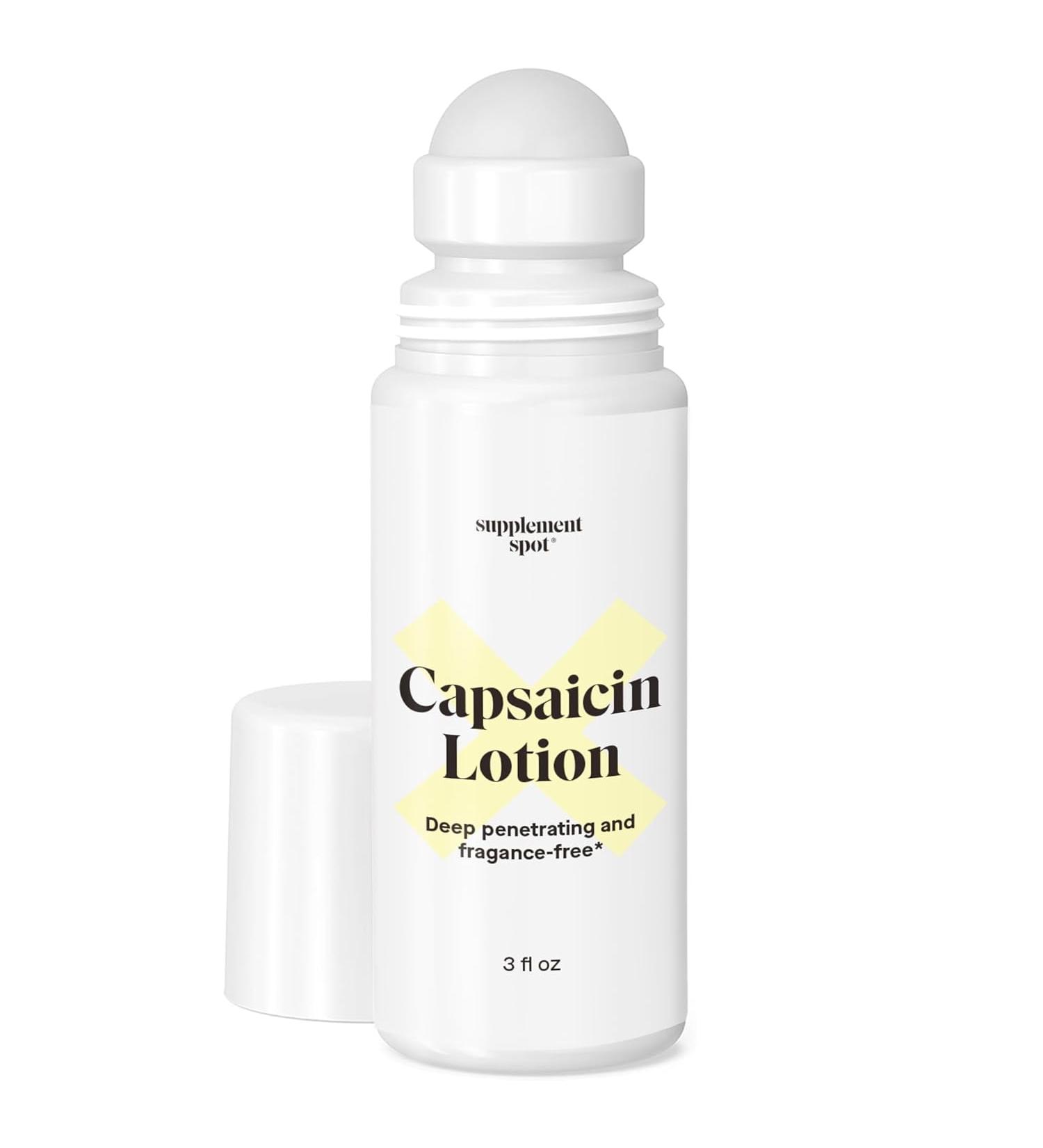 Supplement Spot No Pain Capsaicin Lotion 3 oz - Arthritis & Joint Pain Relief - Buy Online on GoSupps.com