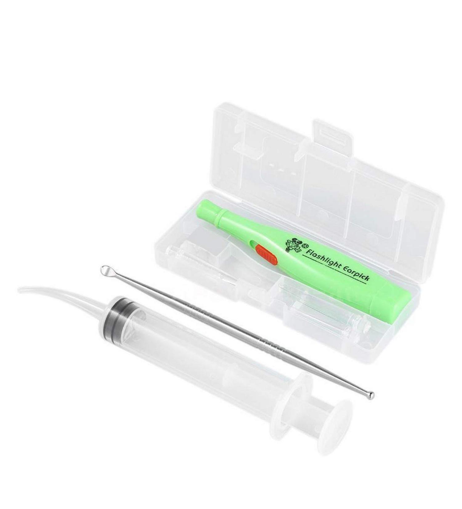 Tonsil Stone Remover Tool LED Light Earpick Stainless Steel Earwax Remover Oral Care Clean - Buy Online on GoSupps.com