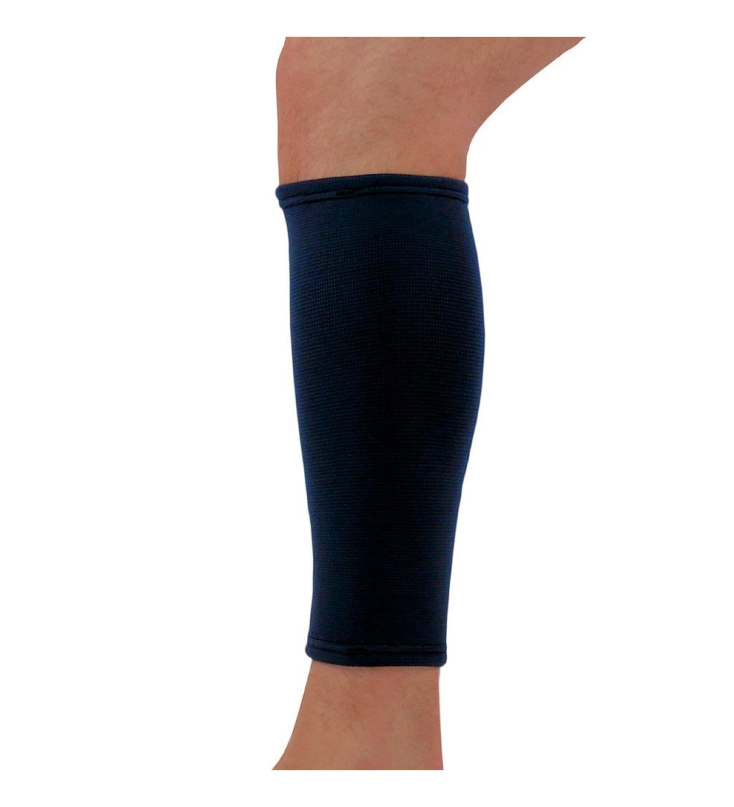 NeoPhysio Medical Grade Elastic Compression Calf Support Sleeve - Large Navy (38-43cm) - Buy Online on GoSupps.com