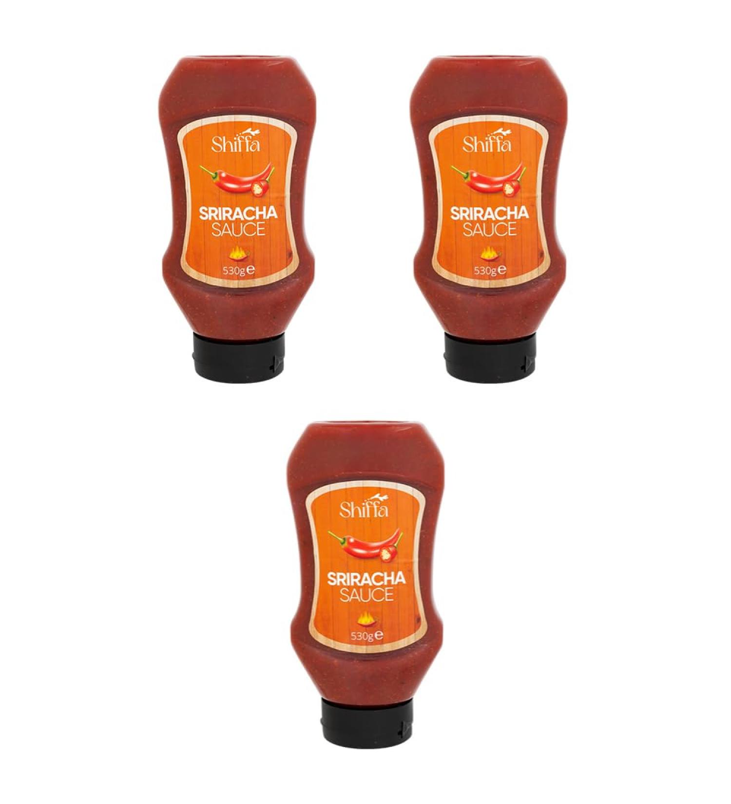 Hot Sriracha Sauce Kebab House Sauce for Burgers Pizza Chips Spreading 530gX3