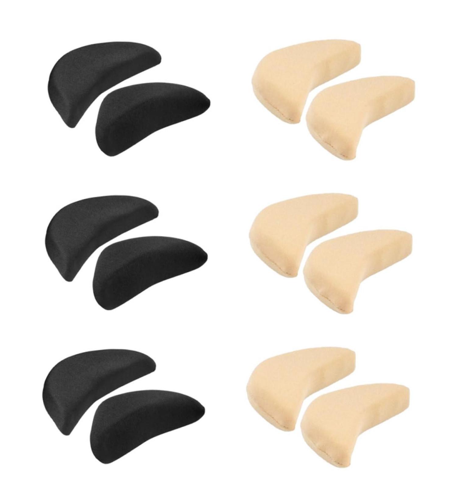 6 Pairs Sponge Toe Plug Insoles for Men & Women - Perfect Shoe Filler for Oversized Shoes High Heel Forefoot Pads - Buy Online on GoSupps.com