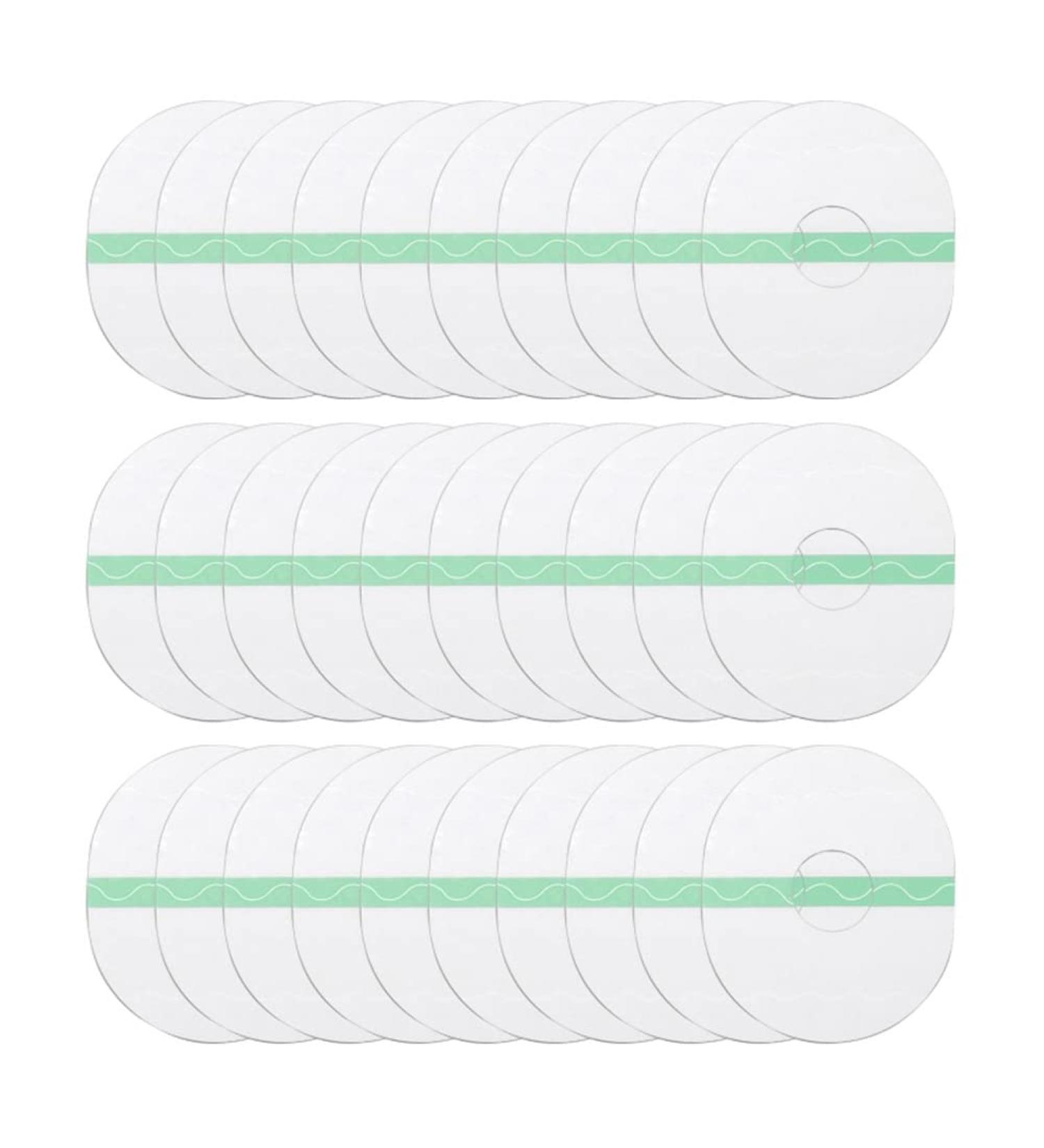 Pteanecay 30 Pcs/Set Sports Sensor Patch Protector Freestyle Adhesive Patches Clear Waterproof Sensor Protection Cover Oval - Buy Online on GoSupps.com