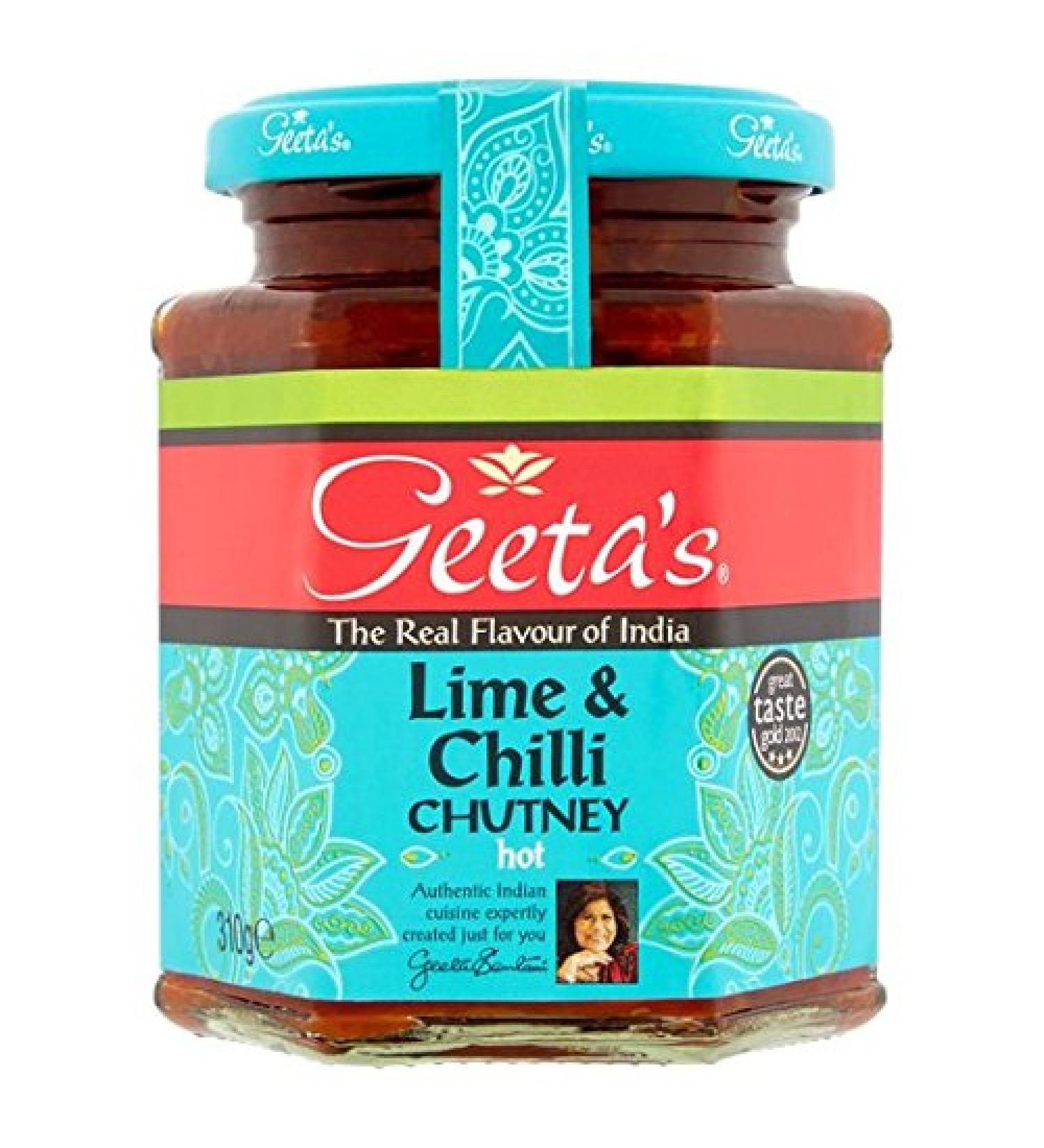 Geeta's Lime & Chilli Chutney 310g