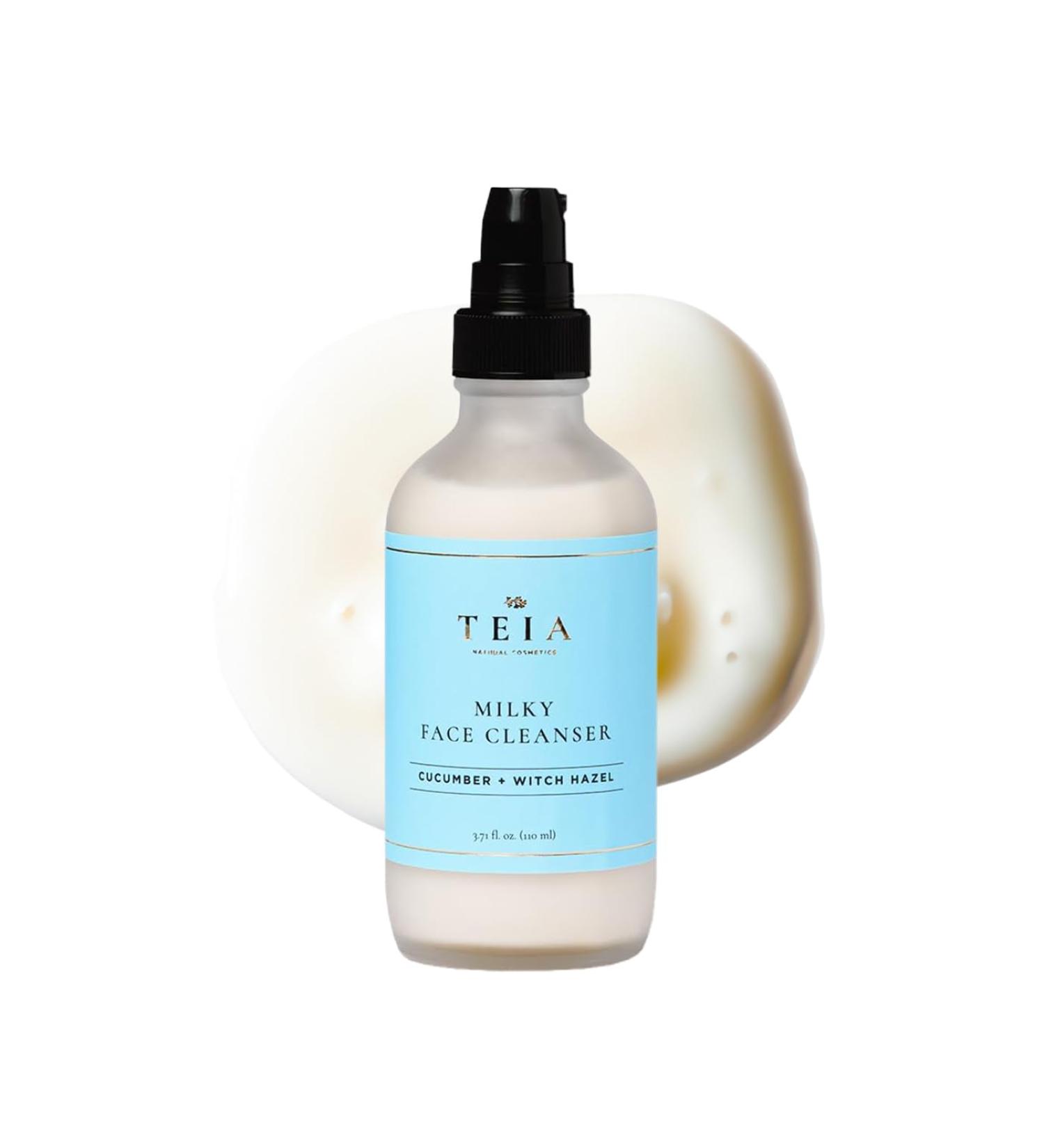 TEIA Cosmetics | Natural Cleansing Biphasic Milk - Remove Makeup Dirt & Oil | Vegan Cruelty-Free Non-Toxic - Buy Online on GoSupps.com