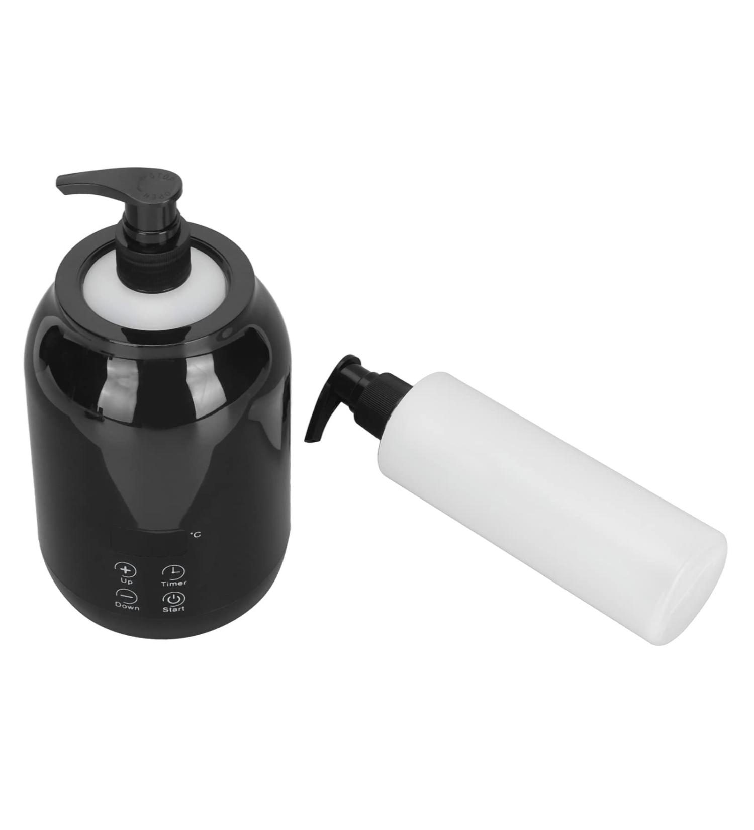 Massage Oil Bottle Warmer with LED Display | Automatic Digital Heating for Spa & Salon | Professional Lotion Heater for Home Use (EU) - Buy Online on GoSupps.com