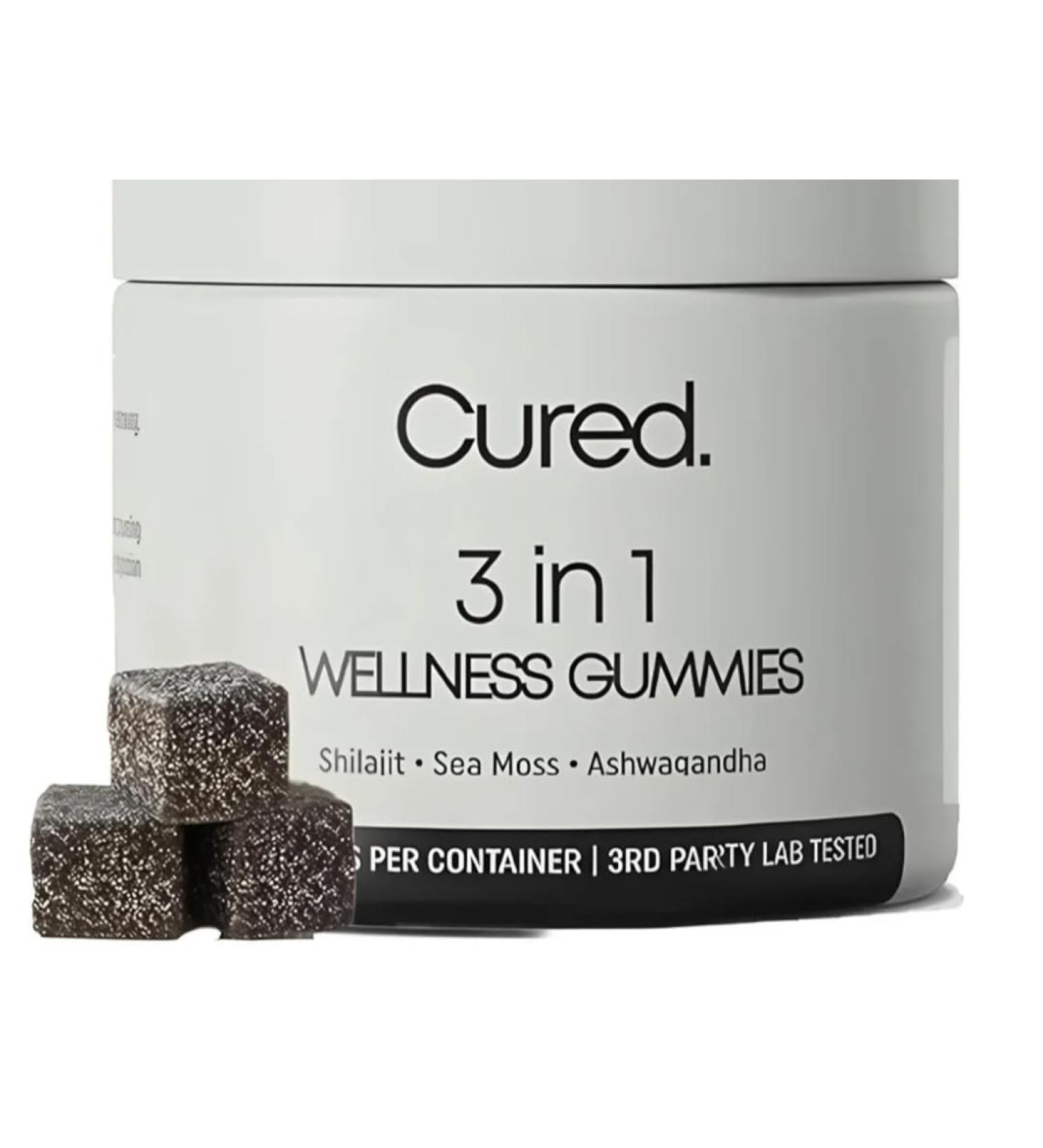 Cureed 3 in 1 para Hombre (para la Salad de Hombres) 30 gumitas