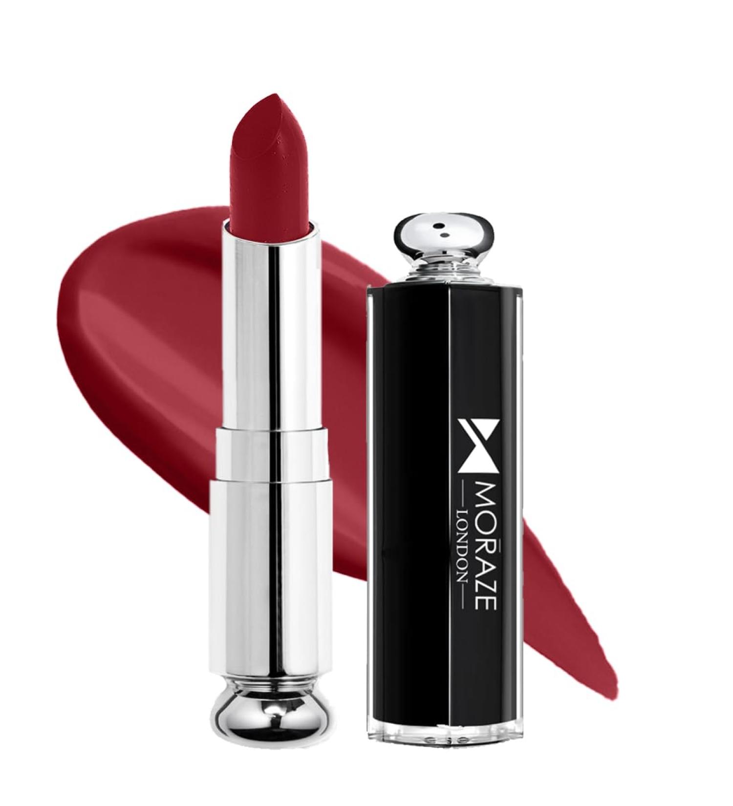 MORAZE Longwear Lipstick for Women - 8+ Hours Lasting Vitamin E Enriched Temptation Shade 4.5GM | Shop Now - Buy Online on GoSupps.com