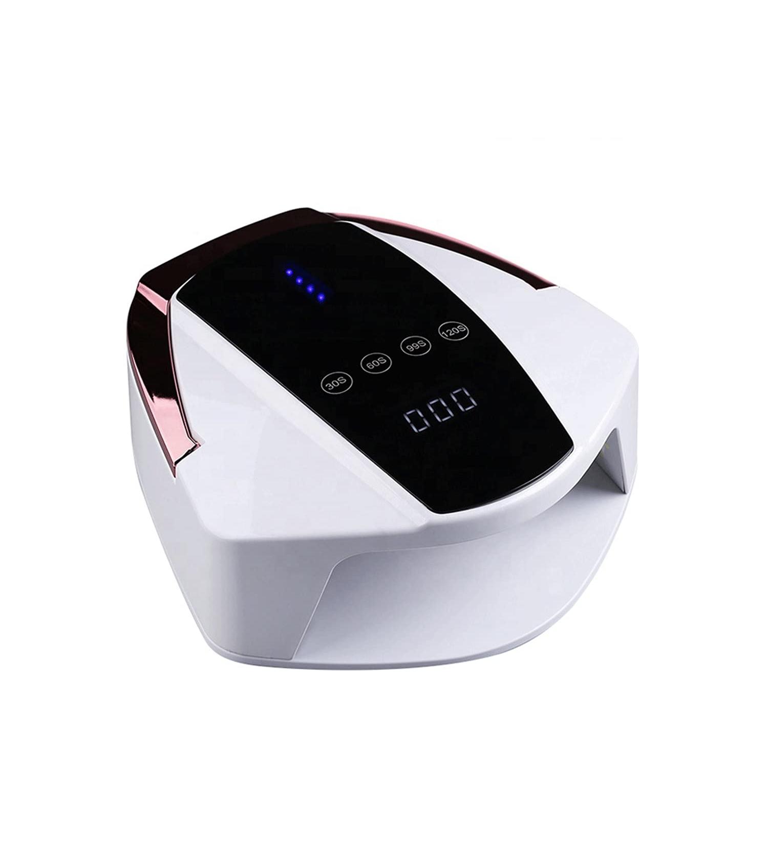 Cordless LED UV Nail Lamp 96W Rechargeable LED Nail Dryer with 4 Timer Settings Auto Sensor and LCD Touch Screen Professional Gel UV Light for Salon and Home Use - Buy Online on GoSupps.com