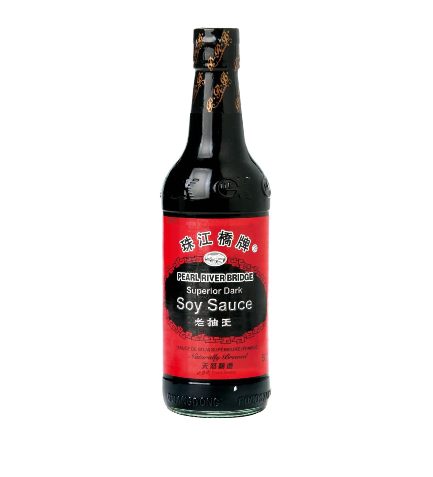 Sauce de soja sup rieure paisse / fonc e 500ML (sal e) - Marque Pearl River Bridge (Lot de 2 bouteilles)