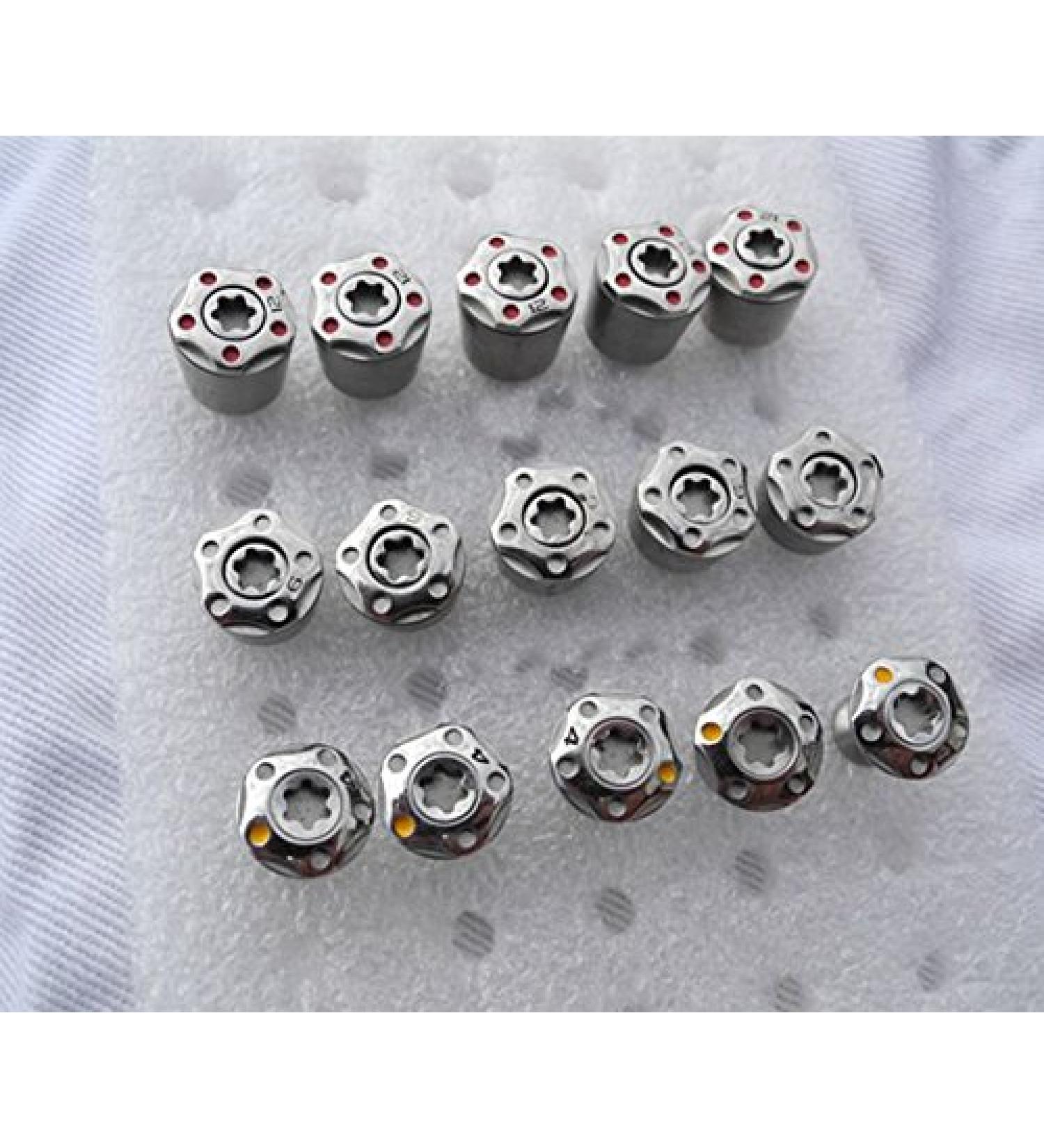 Golf weights for Taylormade Spider Tour Putter red black silver R11 R1 R9 R11S 8 pieces 4 g 4 g 12 g 16 g 20 g 20 g