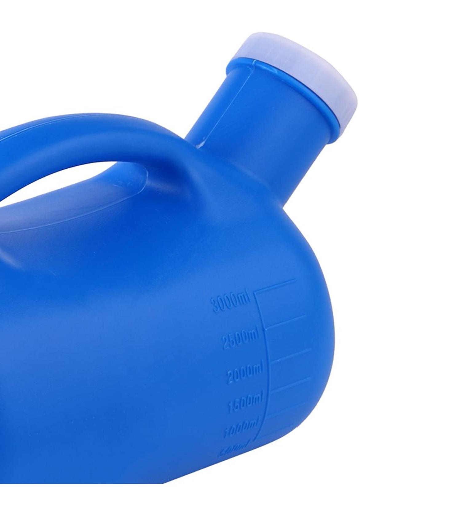 Male Urinal -Thick Firm Proof Easy Cleaning Urine Bottle 3000mL -Emergency Use in Bed Use in The Driver's Seat After Surgery Outdoor Activities(Color:Blue) Happy - Buy Online on GoSupps.com