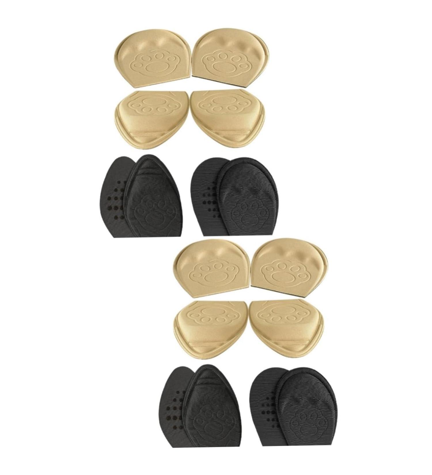 Gatuida 8 Pairs Forefoot Half Size Pads for Women - Non-Slip Heels Insoles for Plantar Support Lightweight Knitted Fabric Ideal for High Heels - Buy Online on GoSupps.com