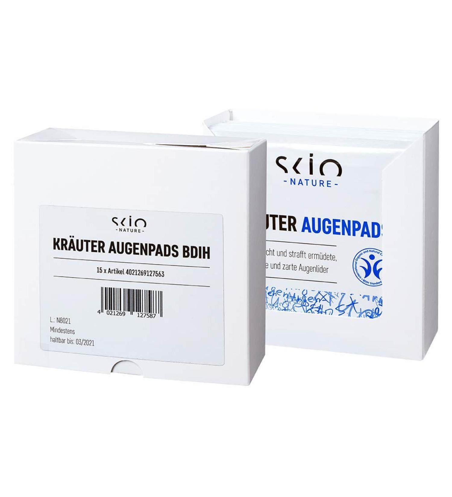 Scio nature herbs eye pads 2 pieces