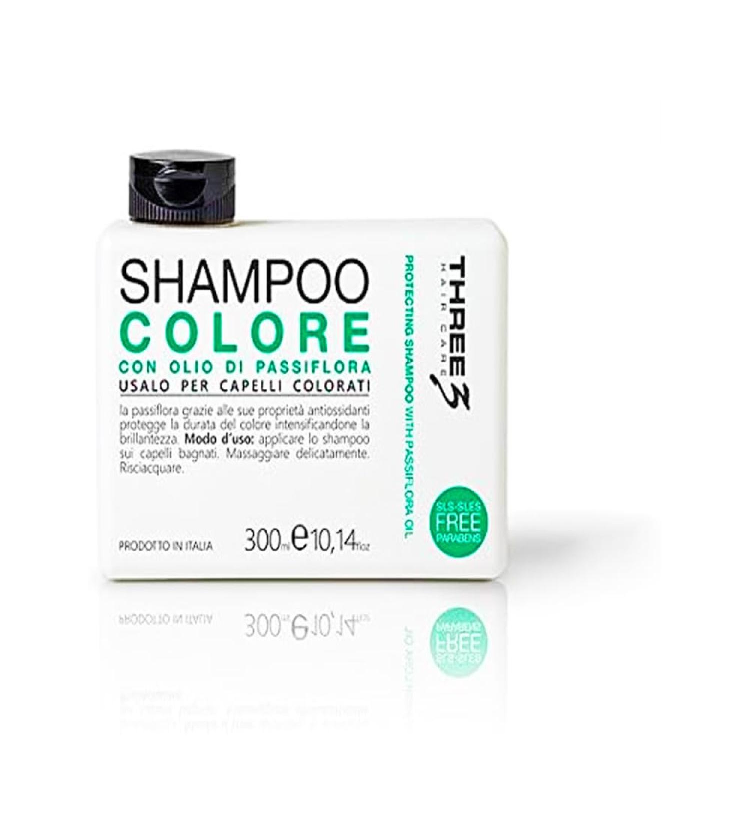 Faipa Three 3 Shampoo kleur met Passiflora Oil 300 ml