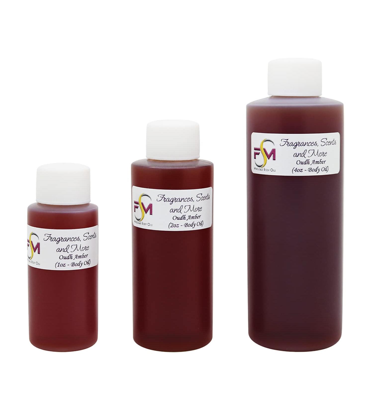 Oudh Amber Fragrance Oil - 2 Fl Oz Plastic Bottle (60ml) 2 Fl Oz (Pack of 1)