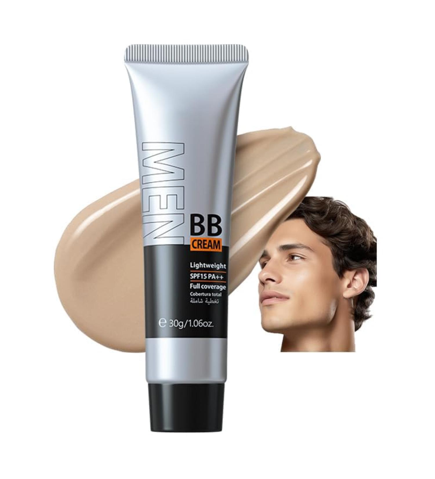 AKARY Hydrating Men BB Cream SPF 15 PA++ Full-Coverage Foundation&Concealer Mens Face Moisturizer Cream Evens Skin Tone Oil Control and Cover Flaws Natural Finish for All Skin Types Natural 240 1.4 Ounce (Pack of 1) Na  - Buy Online on GoSupps.com