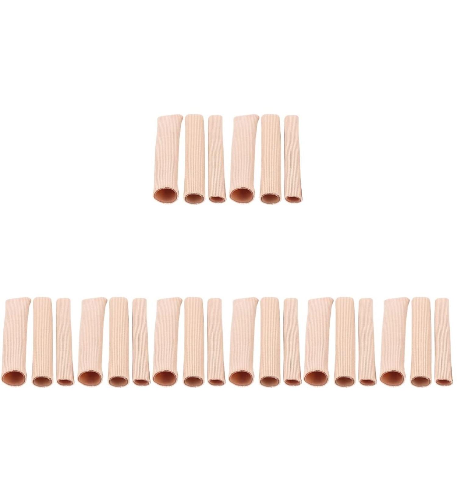 24Pcs Nylon Finger Sleeves for Calluses and Corns - Soft Gel Cushions for Toe Care - Buy Online on GoSupps.com
