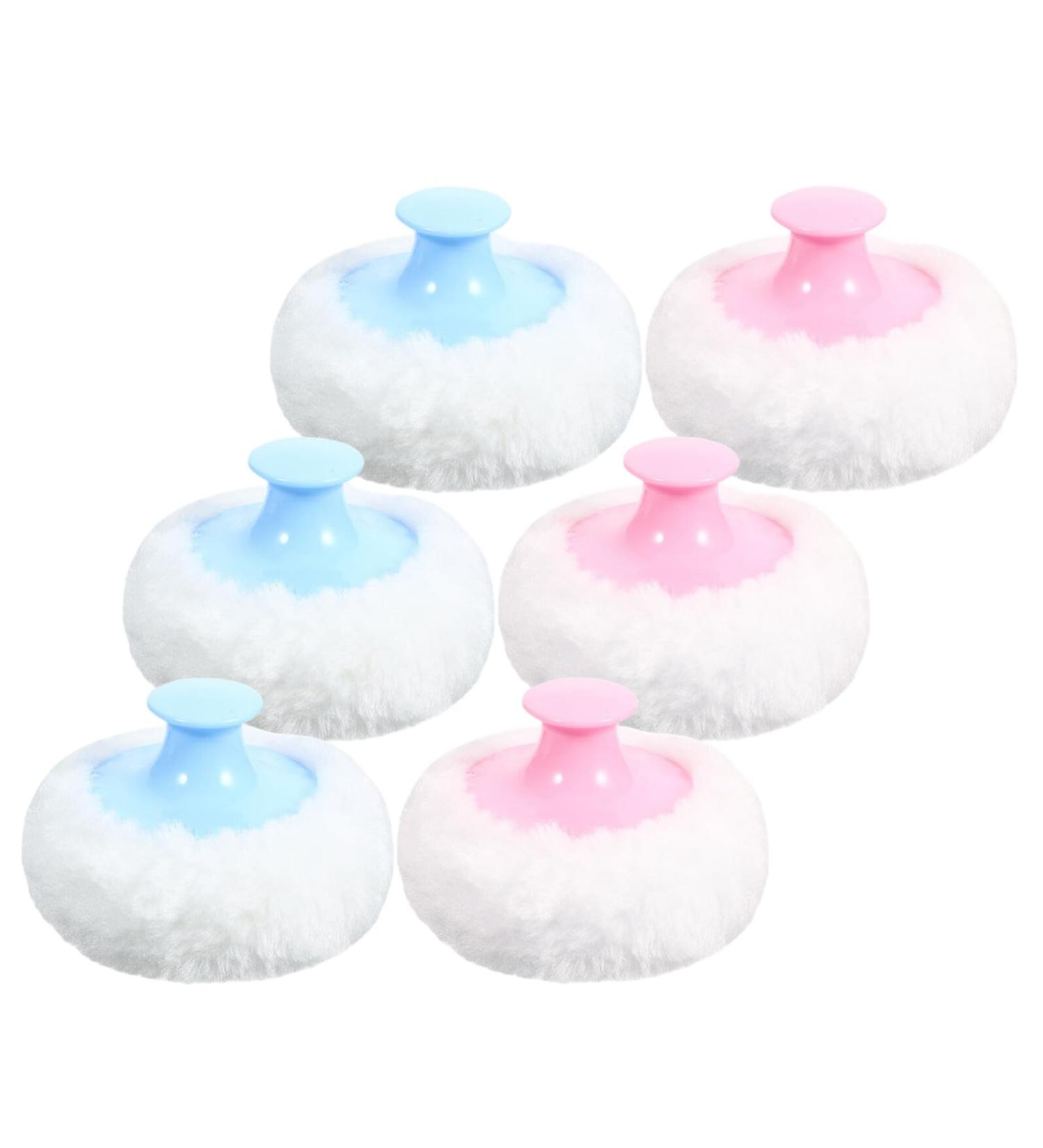 Abaodam 6pi ces Houppette Poudre et Maquillage Outil Cosm tique Doux et Compact Applicateur Visage et Corps - Buy Online on GoSupps.com