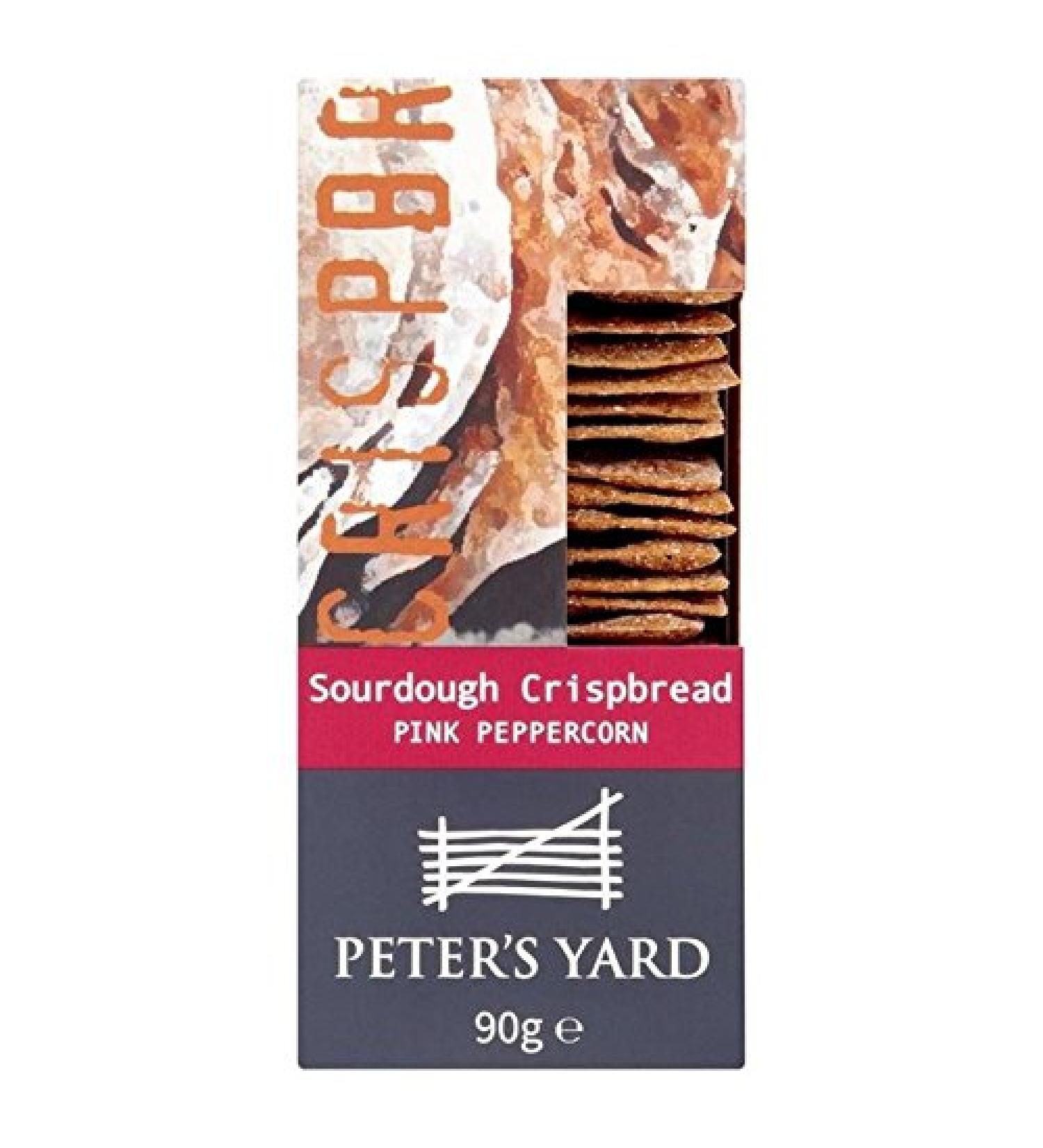 2 x Peter Der Werft Pink Pepper Sourdough Crispbread 90 g