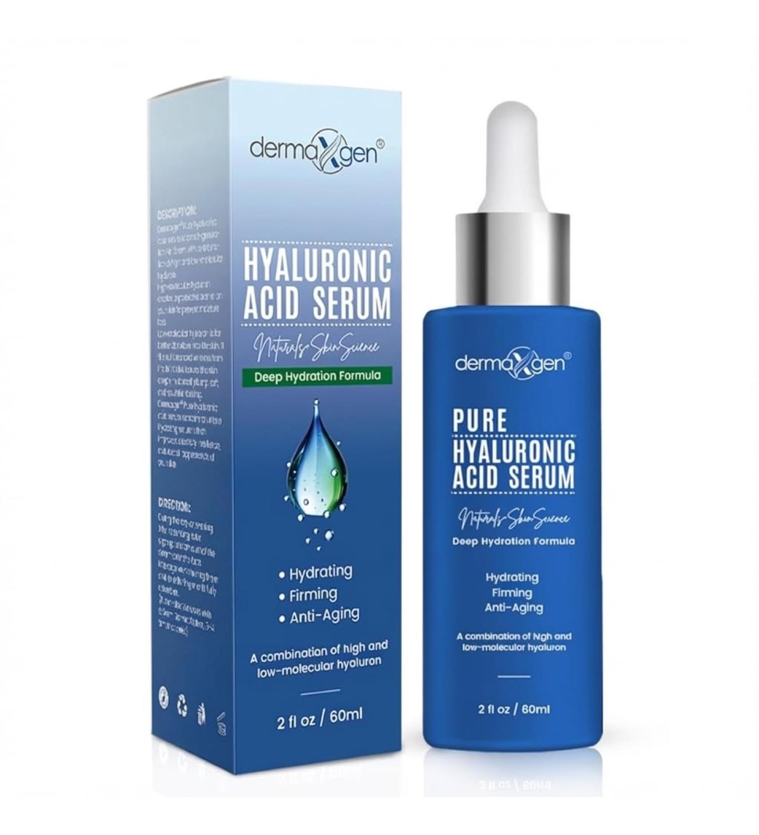 Hyaluronic Acid Serum for Face & Eyes for Anti-Aging Moisturizing Antioxidant & Wrinkle Treatment. Best Hydrating Pure Facial Serum for Fine Lines Suitable for All Skin Type. (2 FL OZ) 2 Fl Oz (Pack of 1) - Buy Online on GoSupps.com