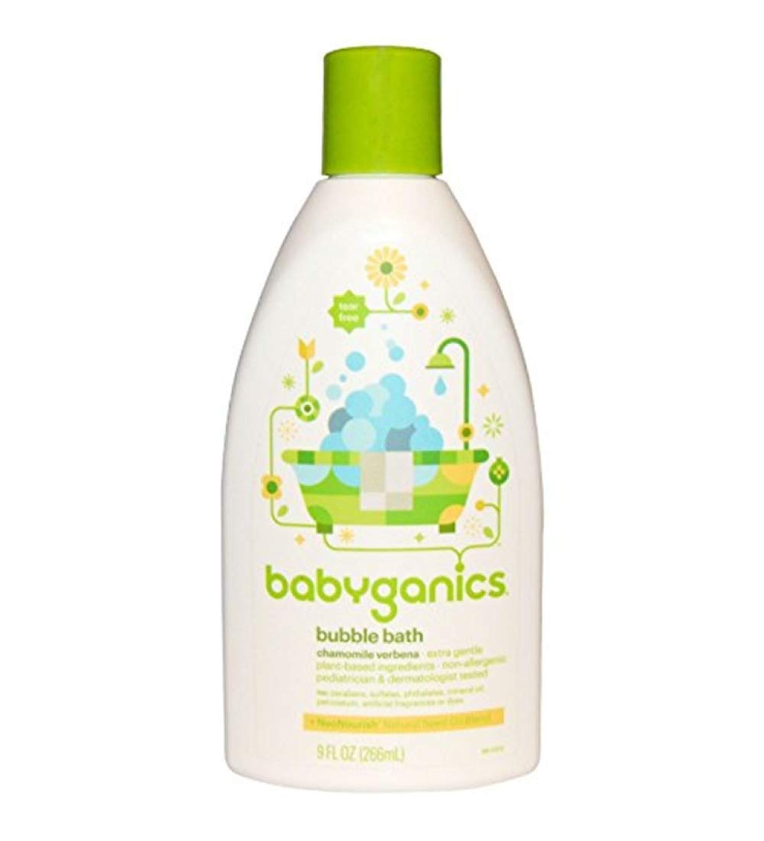 BabyGanics Chamomile Verbena Bubble Bath - 9 fl oz (266 ml) - Buy Online on GoSupps.com