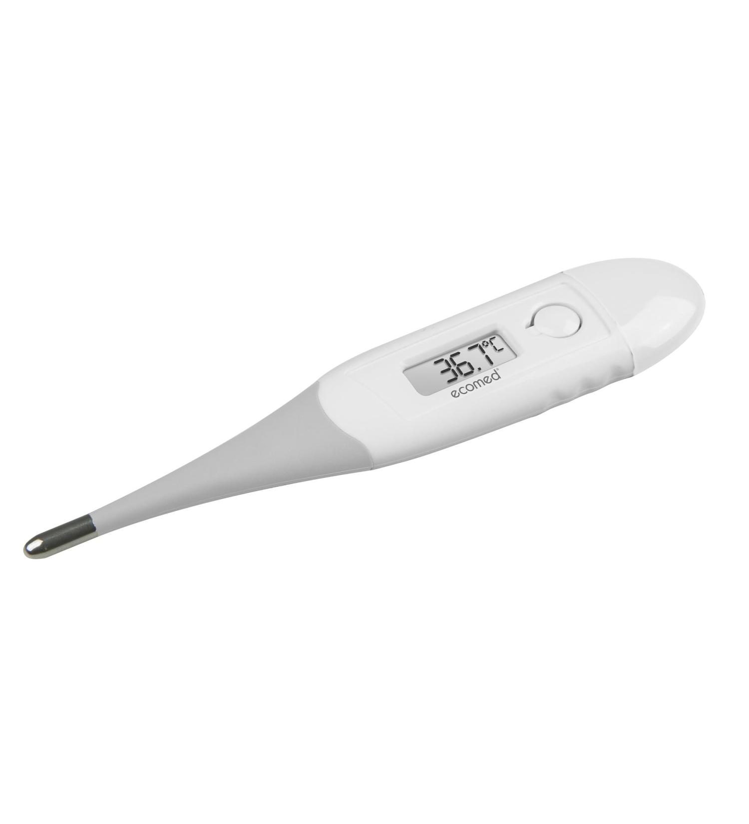 Ecomed by Medisana TM-60e Digital Fever Thermometer - Waterproof Flexible Tip Memory Function for Babies Children & Adults - 2nd Generation - Buy Online on GoSupps.com