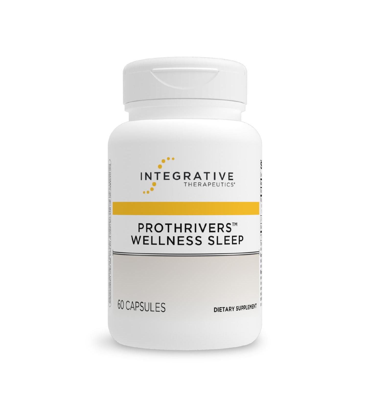 Integrative Therapeutics ProThrivers Wellness Sleep - Sleep Support Supplement for Adults* - Support with Melatonin & Magnesium - Vegan, Gluten-Free & Dairy-Free - 60 Capsules (60 Servings) Standard Packaging - Buy Online on GoSupps.com