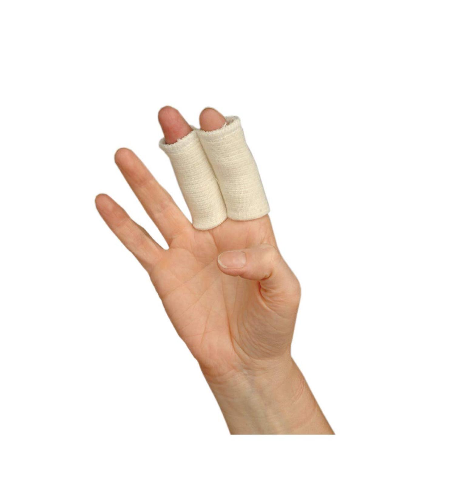 SuperBrace Finger Splint - Double Support for Fracture, Jammed, Swollen, Dislocated Finger - Large Size - Buy Online on GoSupps.com