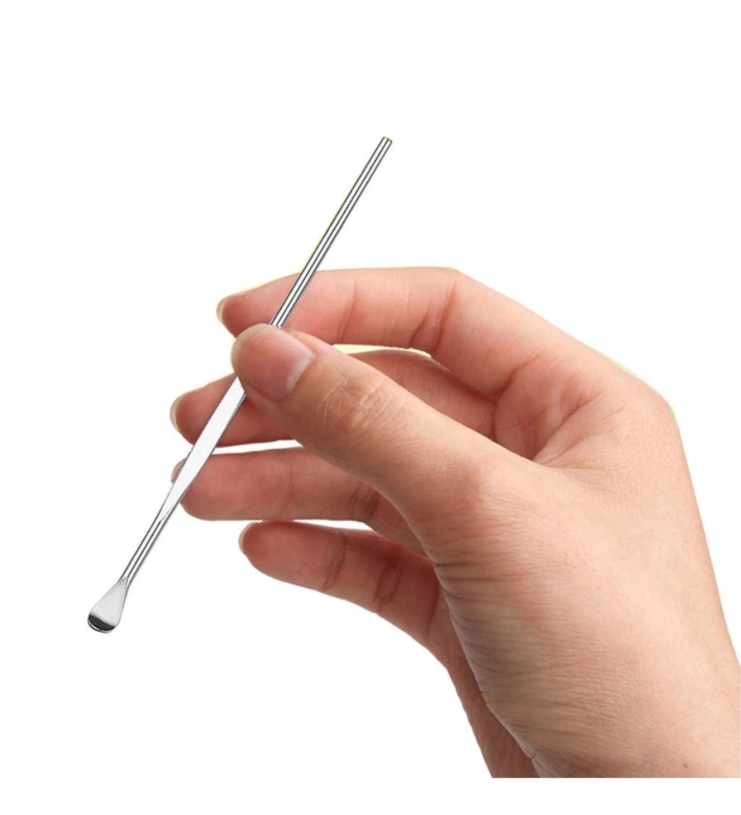 5pcs Beauty Bio Spiral Ear Pick Wax Removal Curette Cleaner - Silver - Buy Online on GoSupps.com