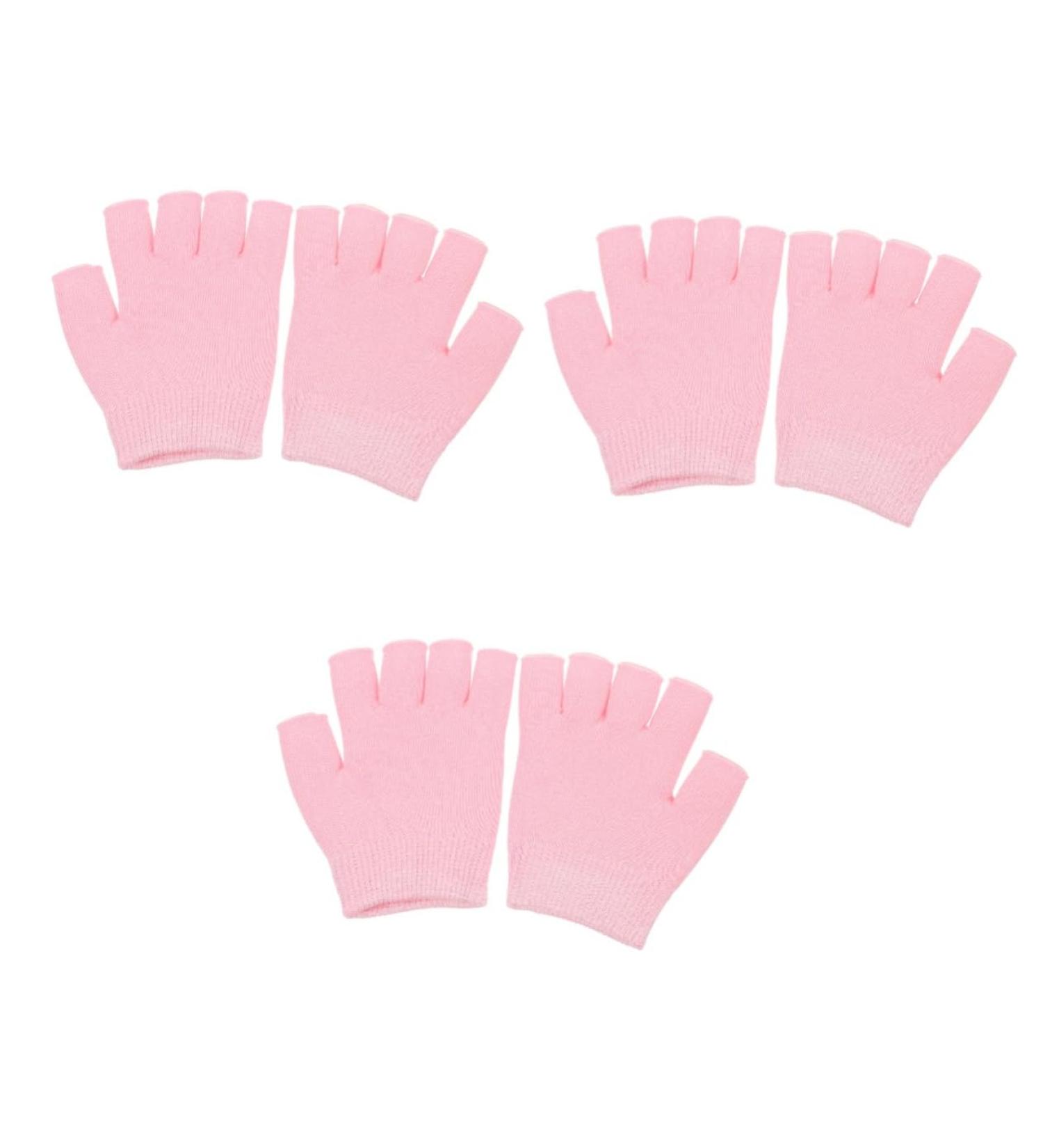 POPETPOP 3 Pairs Gel Moisturizing Gloves Moisturizing Gel Gloves Beauty Care Gloves Mittens Dry Hand Gloves Hydrating Lotion Cotton Pink Miss Cell Phone Skin Gel Knitting - Buy Online on GoSupps.com