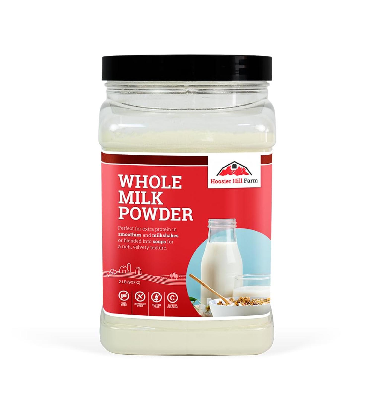 Hoosier Hill Farm All American Whole Milk Powder 2 LB - High Quality Dairy Product - Buy Online on GoSupps.com