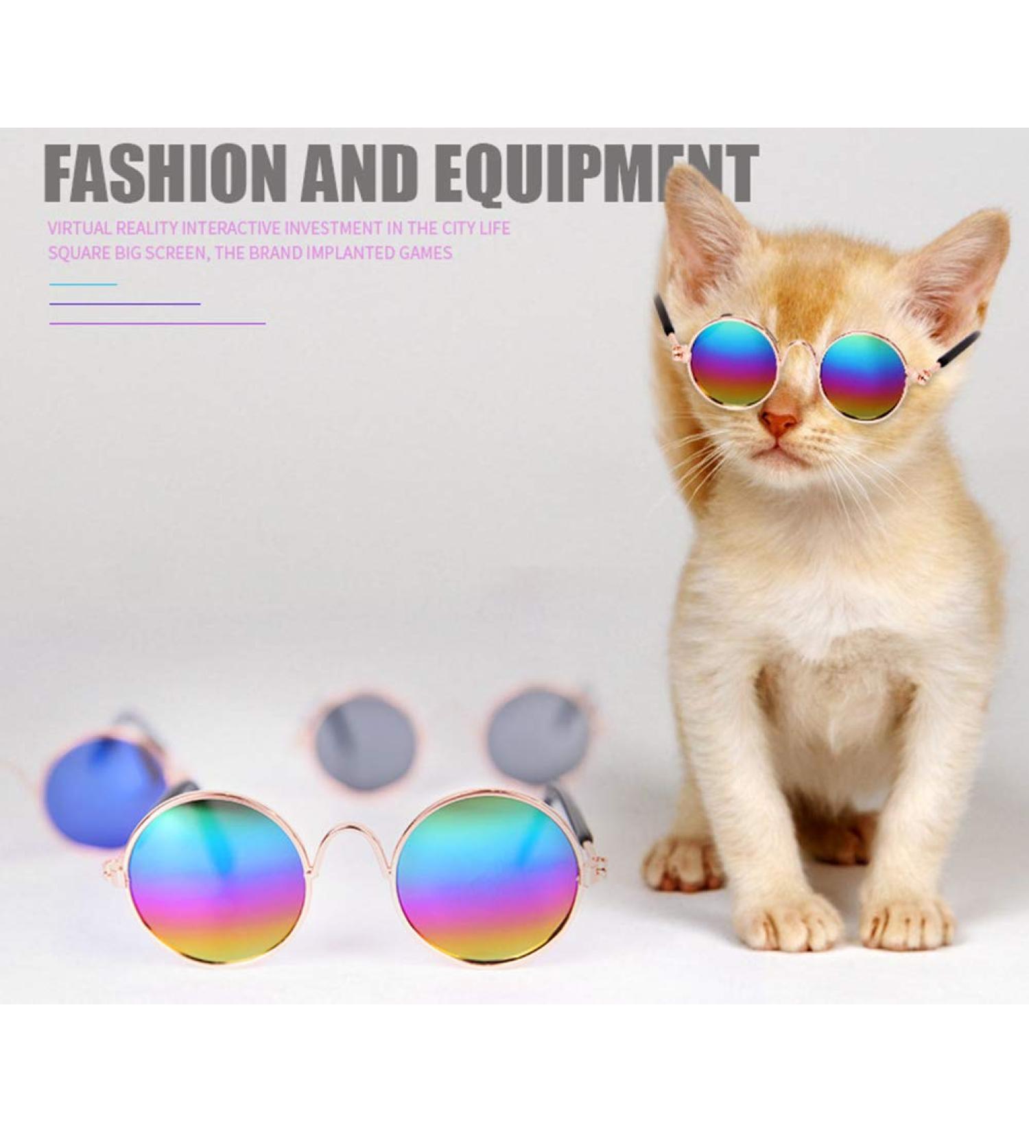 5pcs Multi-Colored Dog & Cat Sunglasses - Pet Accessories & Photo Props for Dogs and Cats - Buy Online on GoSupps.com