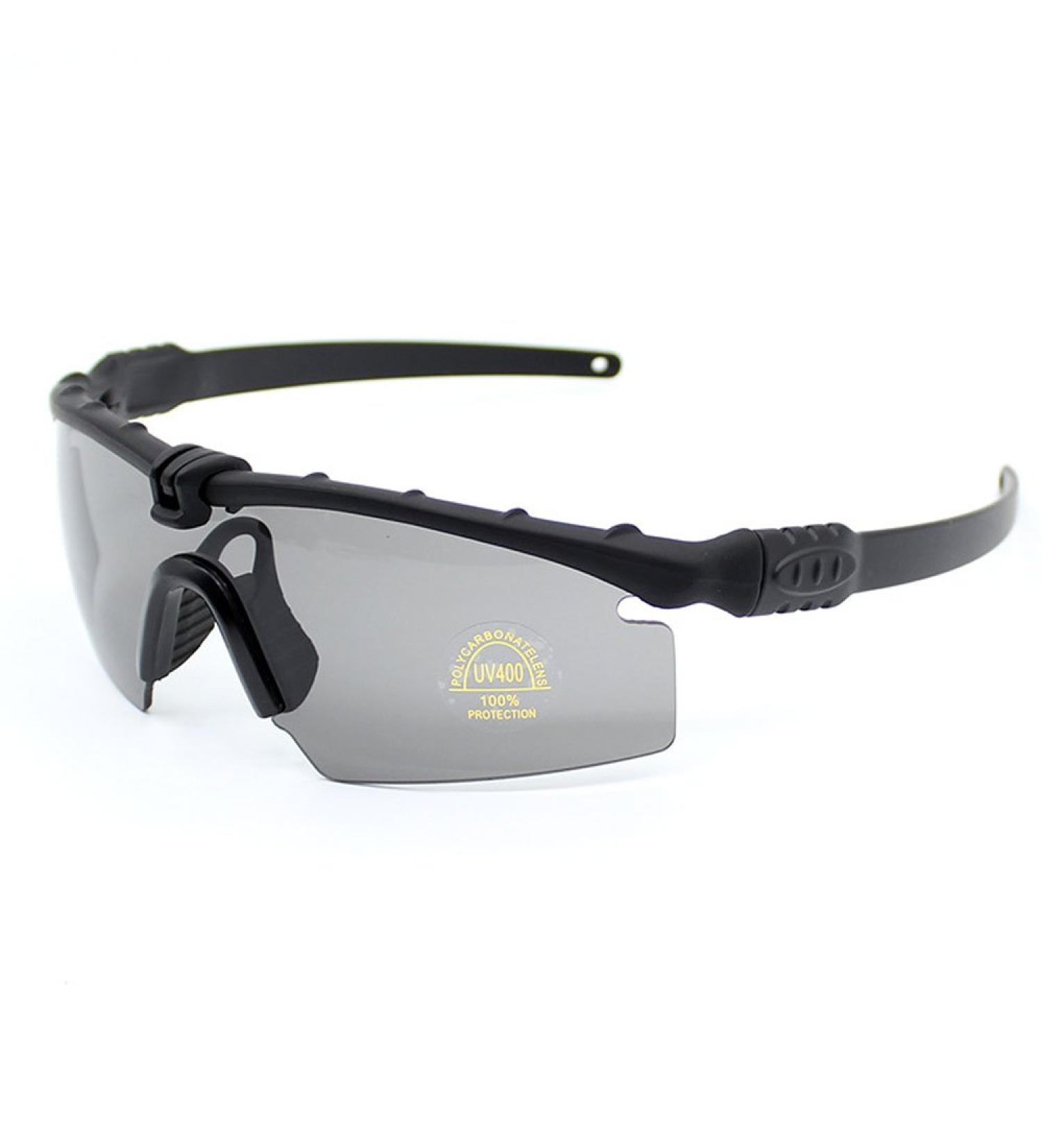 SI M Frame 3.0 Polarized Army Sunglasses - Tactical Military Goggles with 4 Polarized Lenses for Combat & War Games - Ultimate Eye Protection (Black) - Buy Online on GoSupps.com