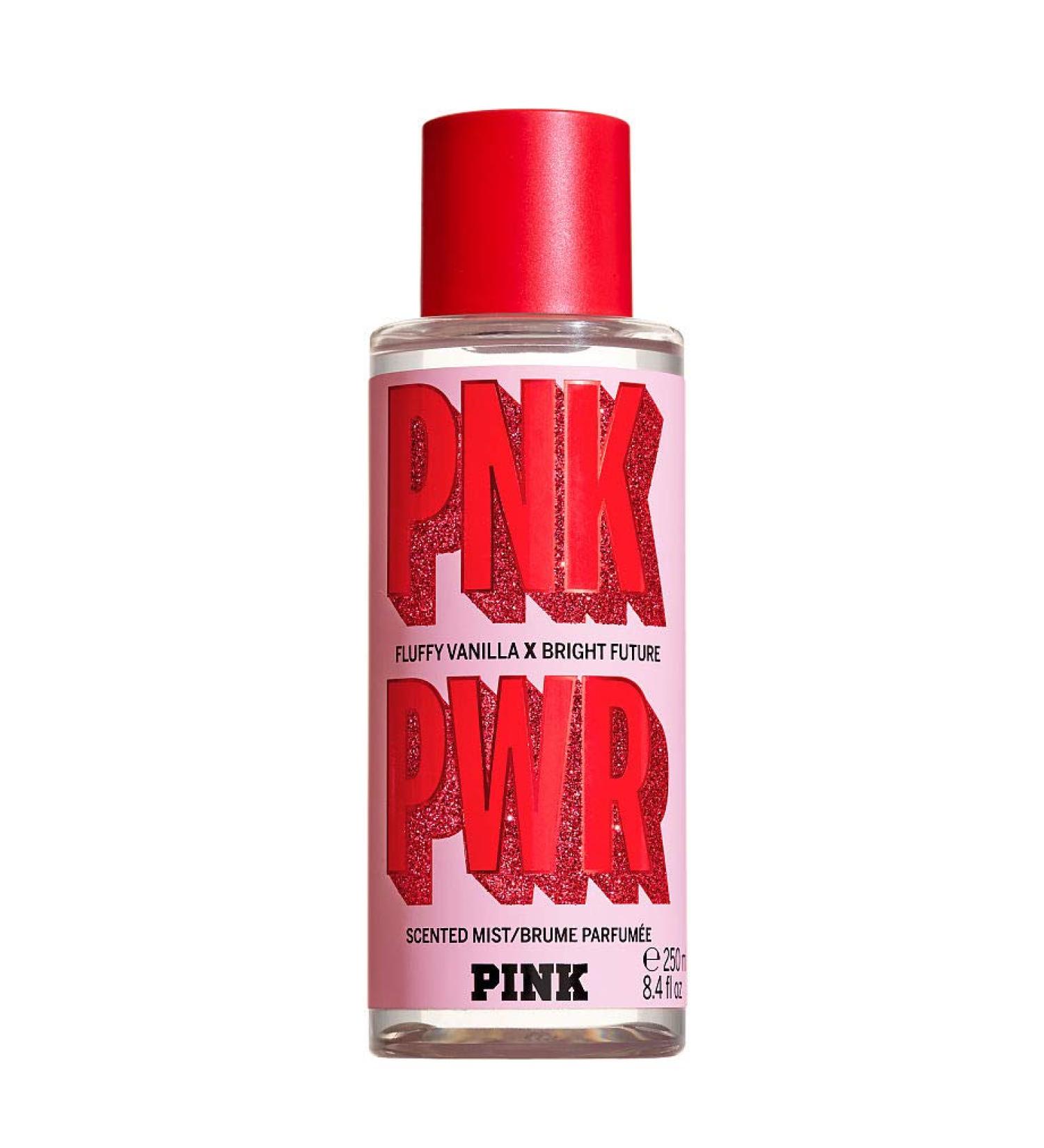 PINK/Victorias Secret PINK PWR LIMITED EDITION BODY SPRAY FLUFFY VANILLA FLUFFY COCONUT AND DEWEY PEAR 8.4 OUNCE