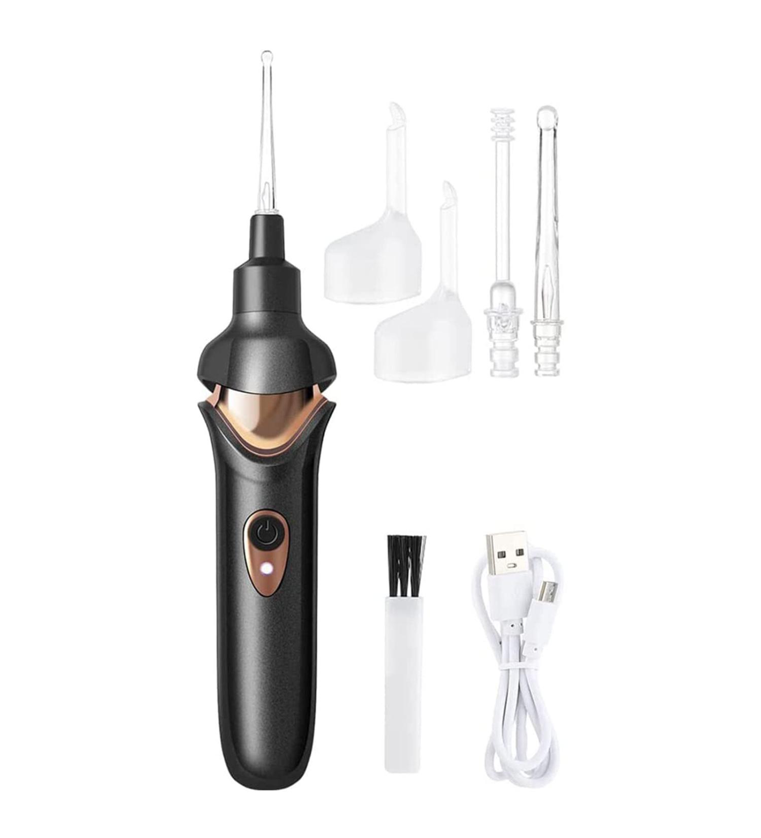 Electric Ear Wax Removal Tool Kit with LED Light - Gentle & Painless Cleaner for Adults and Kids - Buy Online on GoSupps.com