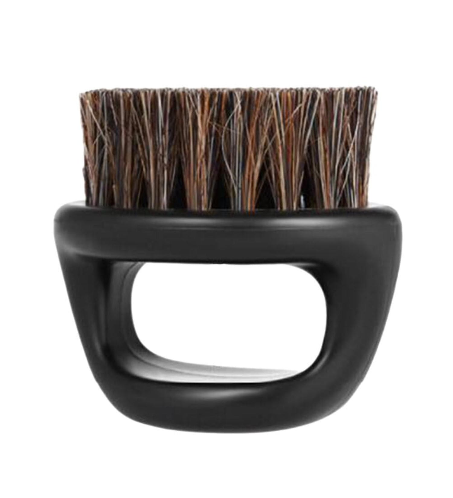 Fomiyes Fade Brush for Men - Soft Bristle Beard & Mustache Brush | Portable Hair Design Tool - Buy Online on GoSupps.com