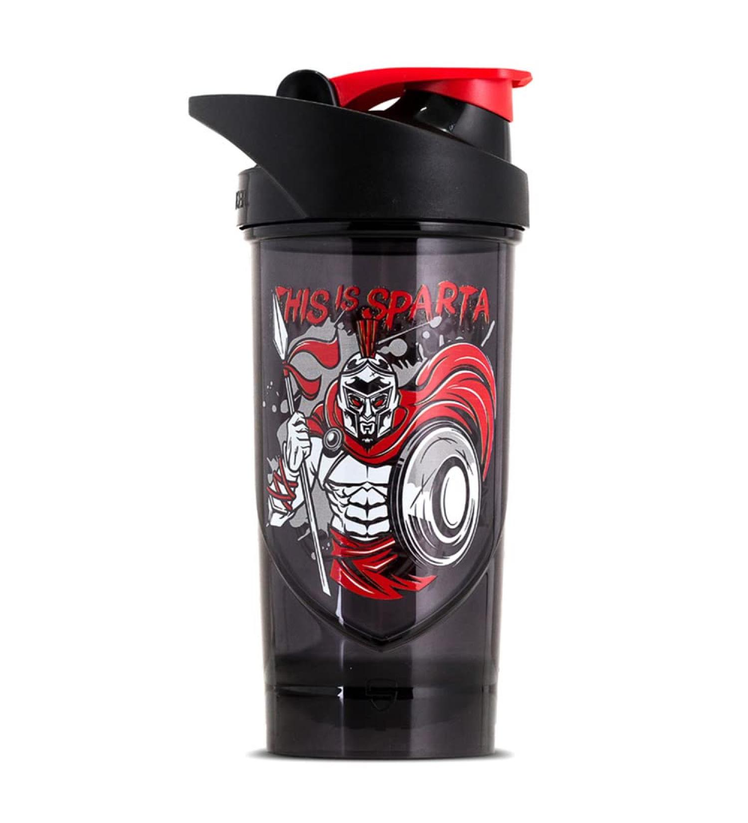 Shieldmixer Hero Pro Classic Shaker - BPA-Free Gym Accessories | 700ml Protein Shaker & Fitness Drinking Bottle - Black - International Shipping Available - Buy Online on GoSupps.com