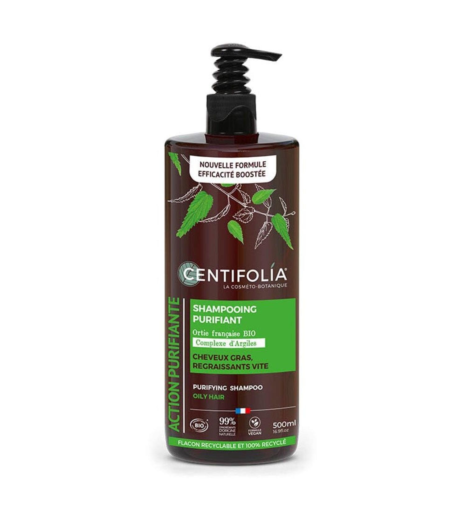 Centifolia Centifolia Shampoos: Cream shampoo for oily hair with nettle and green clay 500ml